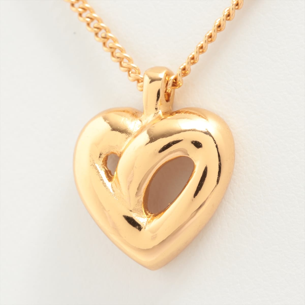 Christian Dior hearts Necklace GP Gold
