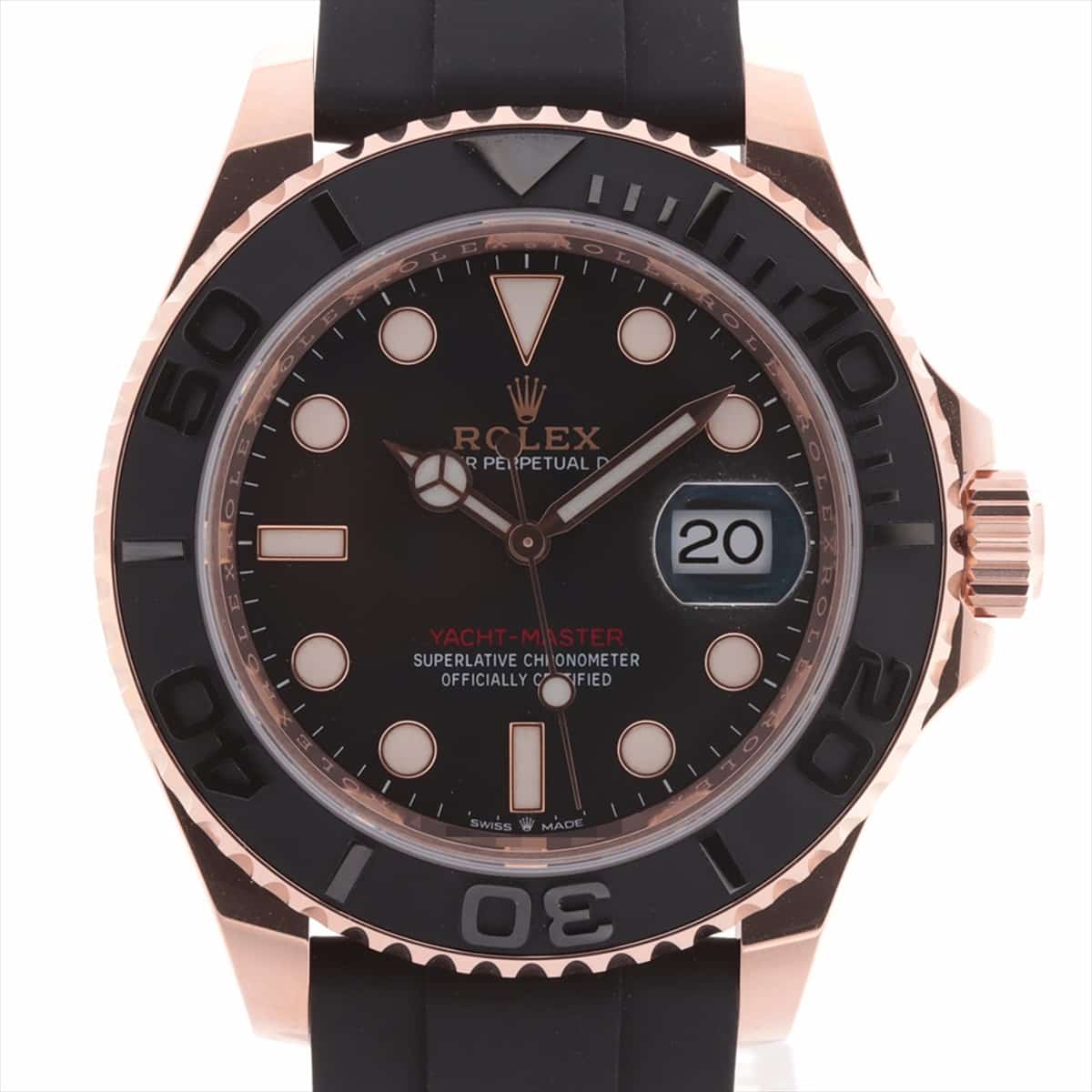 Rolex Yacht‑Master 126655 750 x rubber AT Black-Face