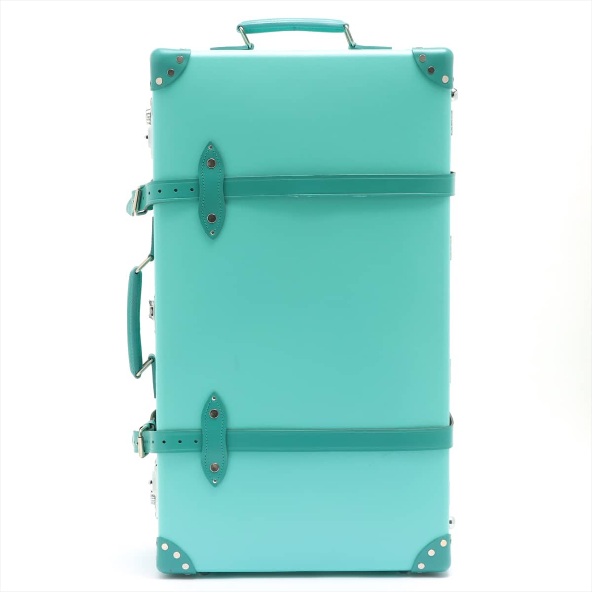Tiffany × Globe-Trotter Vulcanized fiber Suitcase Blue With a key