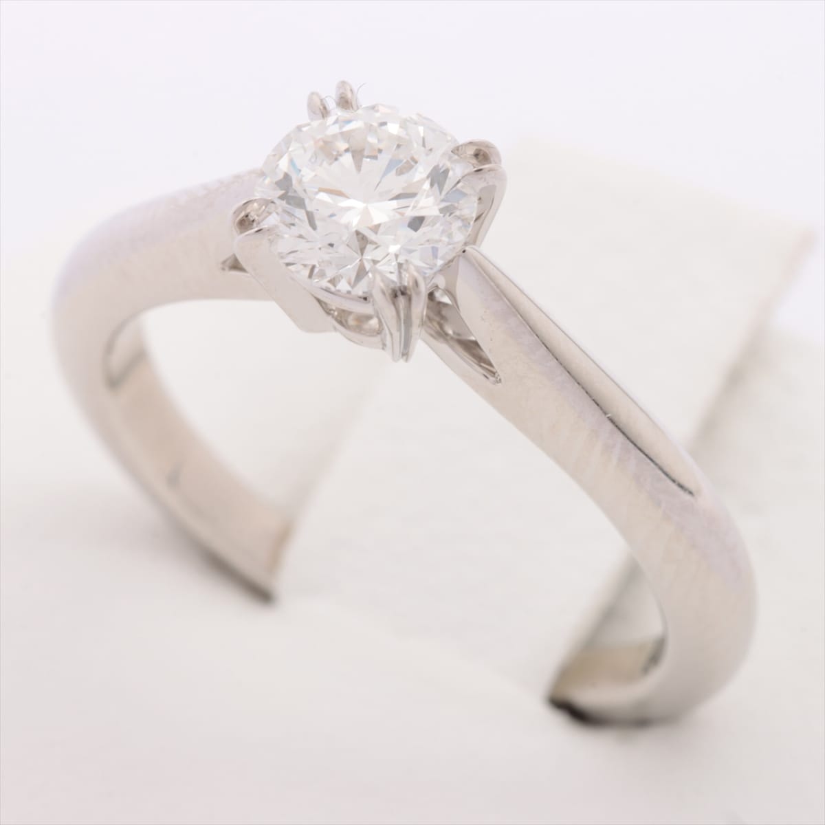 Harry Winston Solitaire diamond rings Pt950 4.4g 0.53 E VS1 3EX NONE