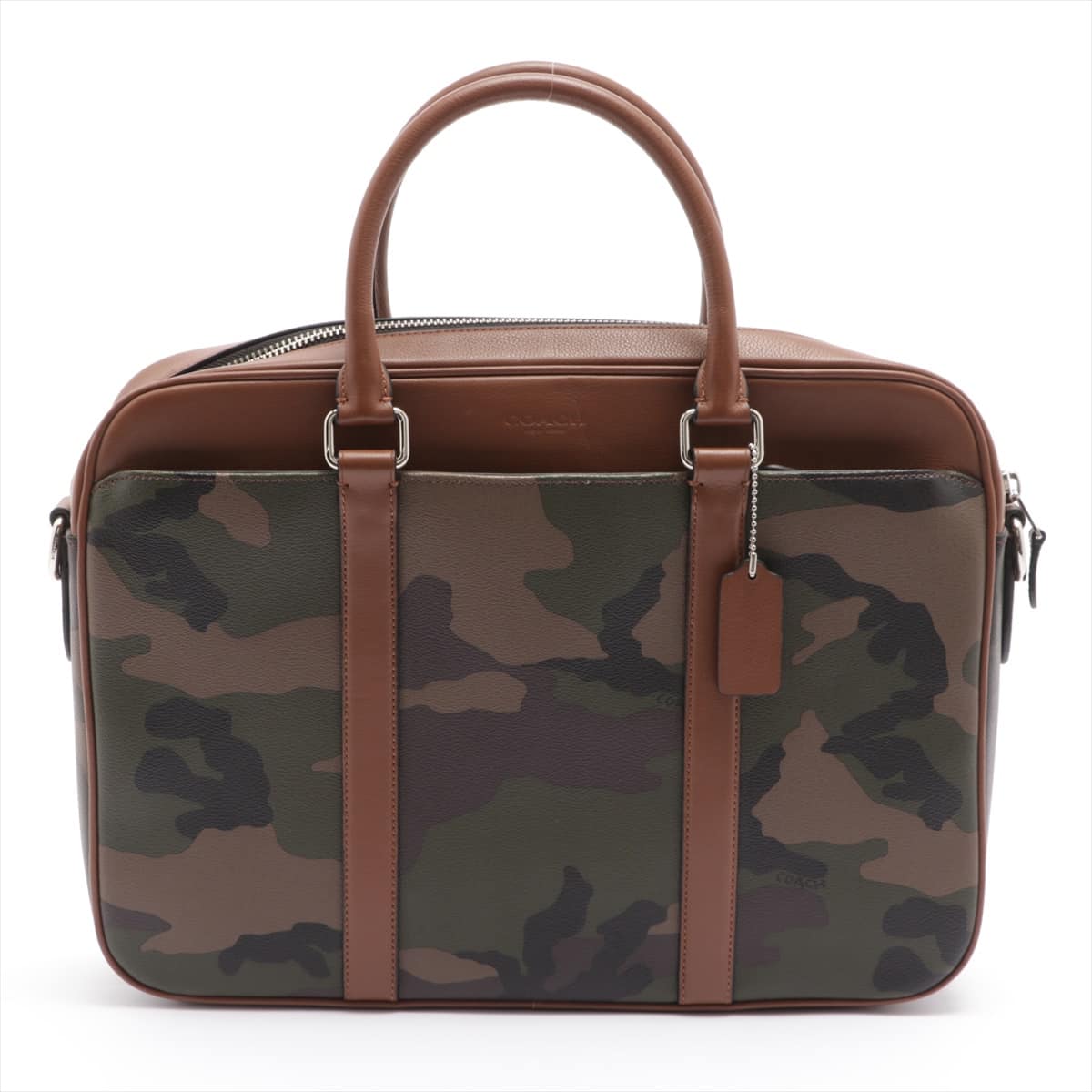 COACH PVC & leather Business Camouflage F55136