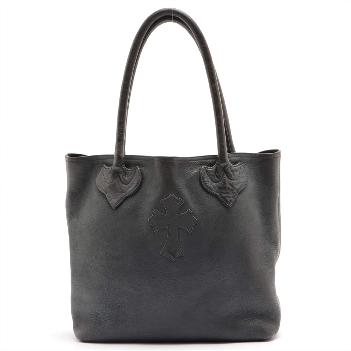 Chrome Hearts FS Tote bag Leather Grey Cracked handle