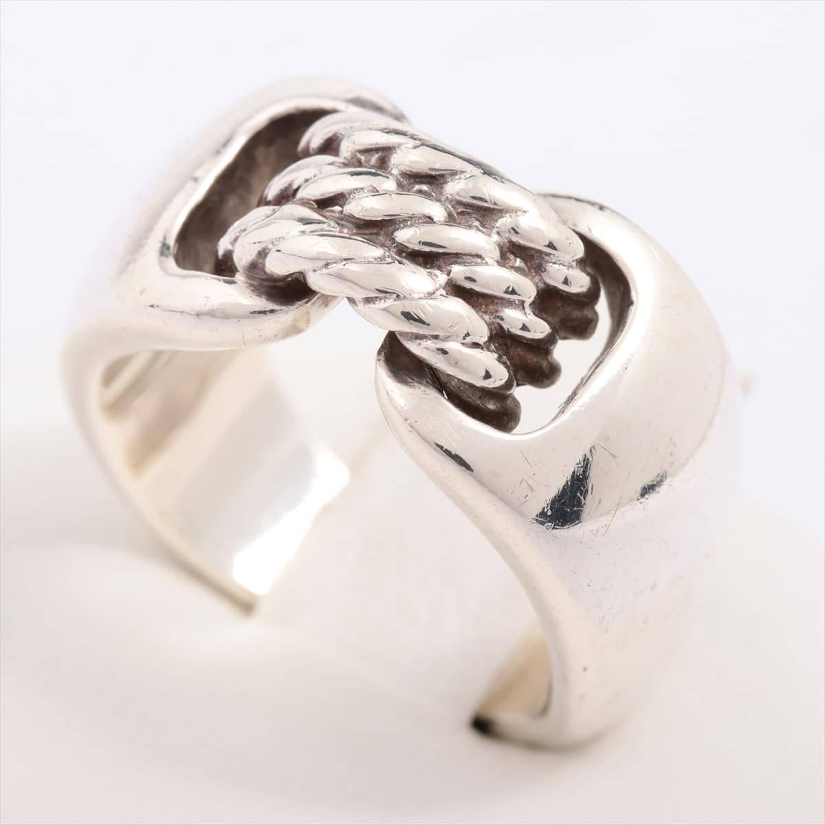 Hermès Cheroy rings 51 925 9.1g Silver