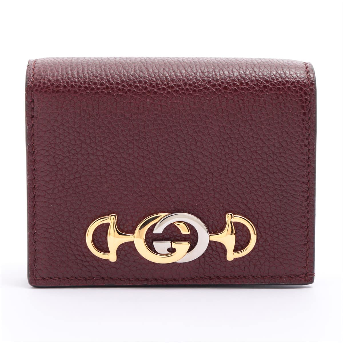 Gucci Zumi 570660 Leather Chain wallet Bordeaux
