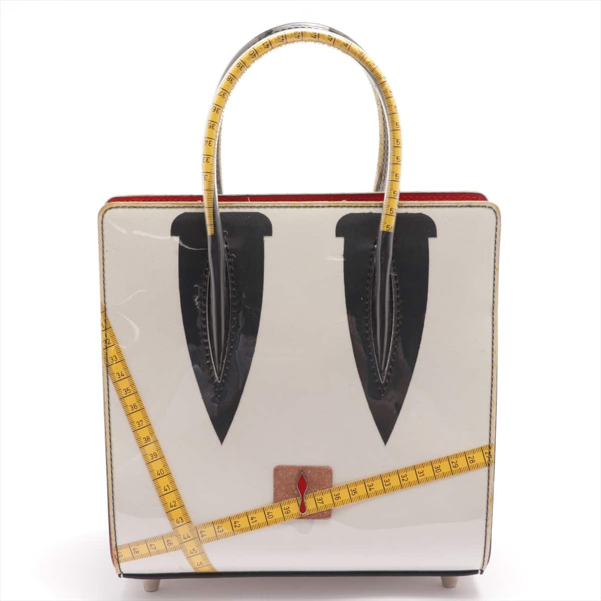 Christian Louboutin Paloma Small Vinyl × Leather 2way handbag Multicolor