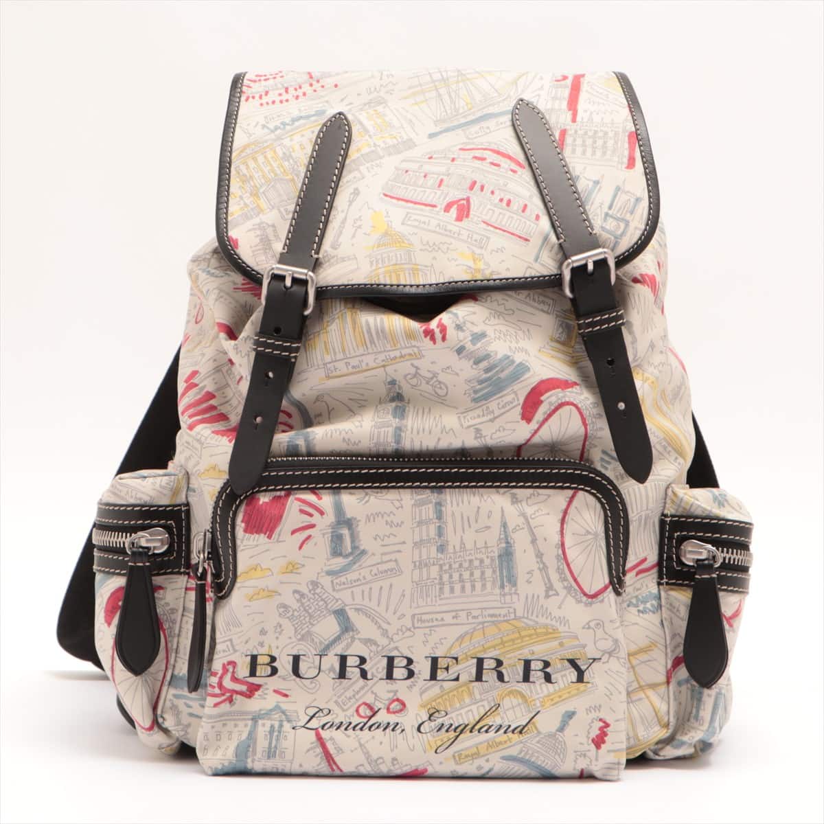 Burberry Cotton & nylon Backpack Multicolor