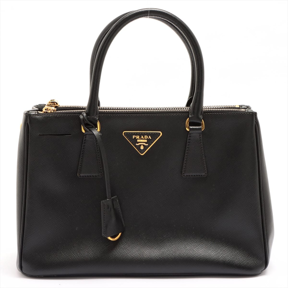 Prada Saffiano Leather 2way handbag Black BN1801