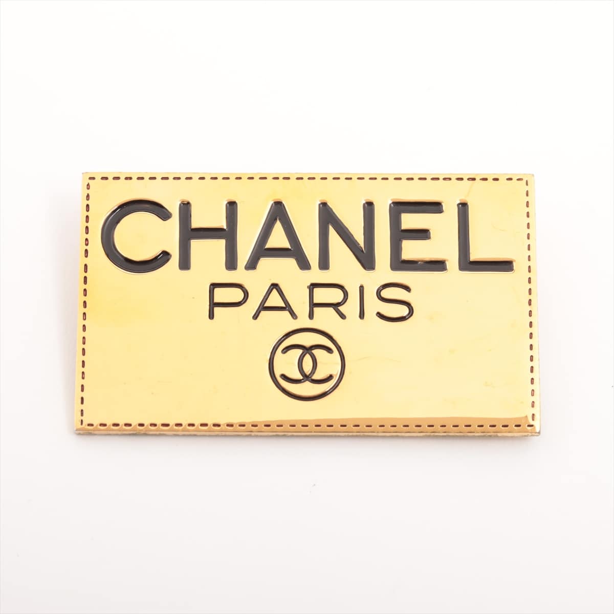 Chanel plates Brooch GP Gold