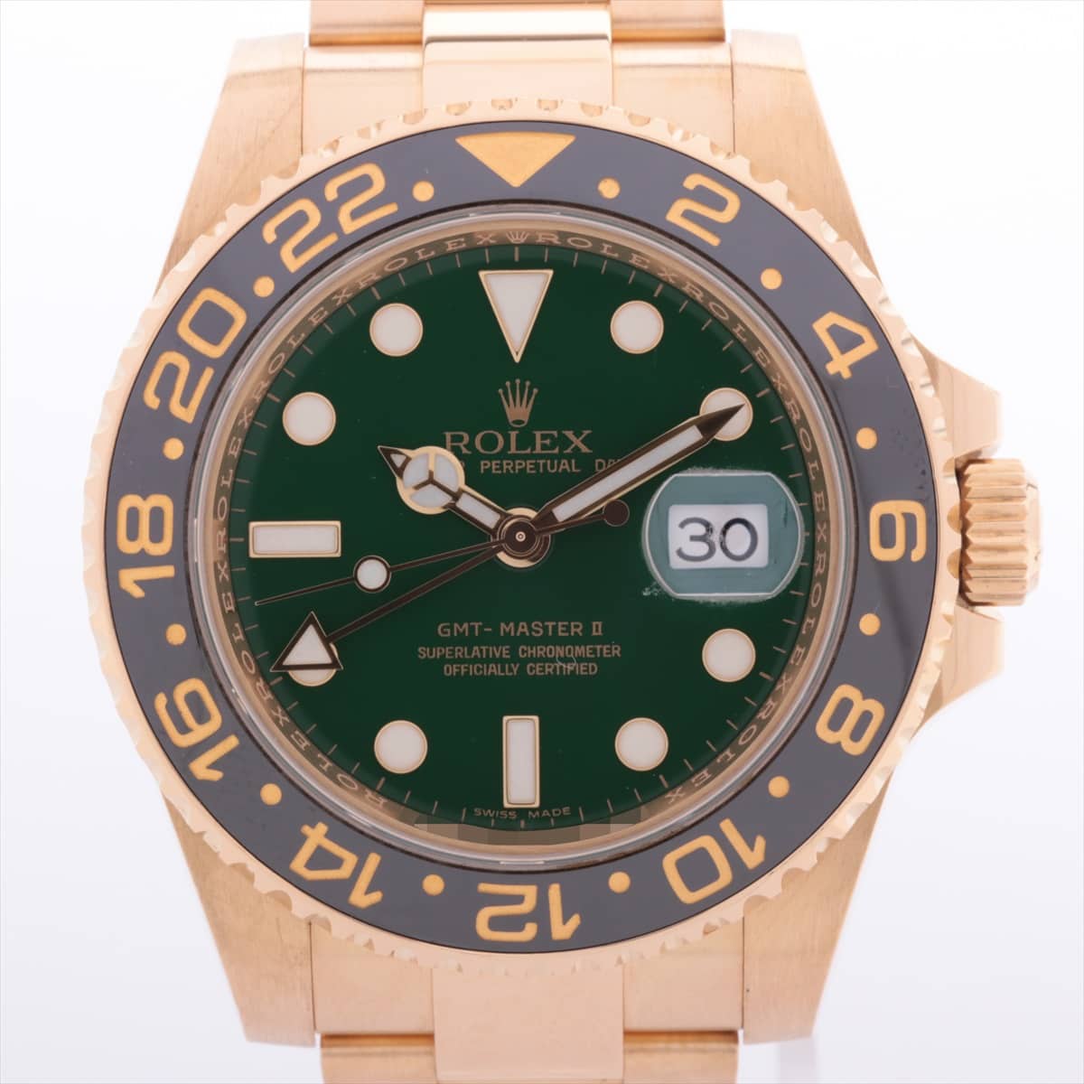 Rolex GMT Master Ⅱ 116718LN Z number 750 AT Green-Face