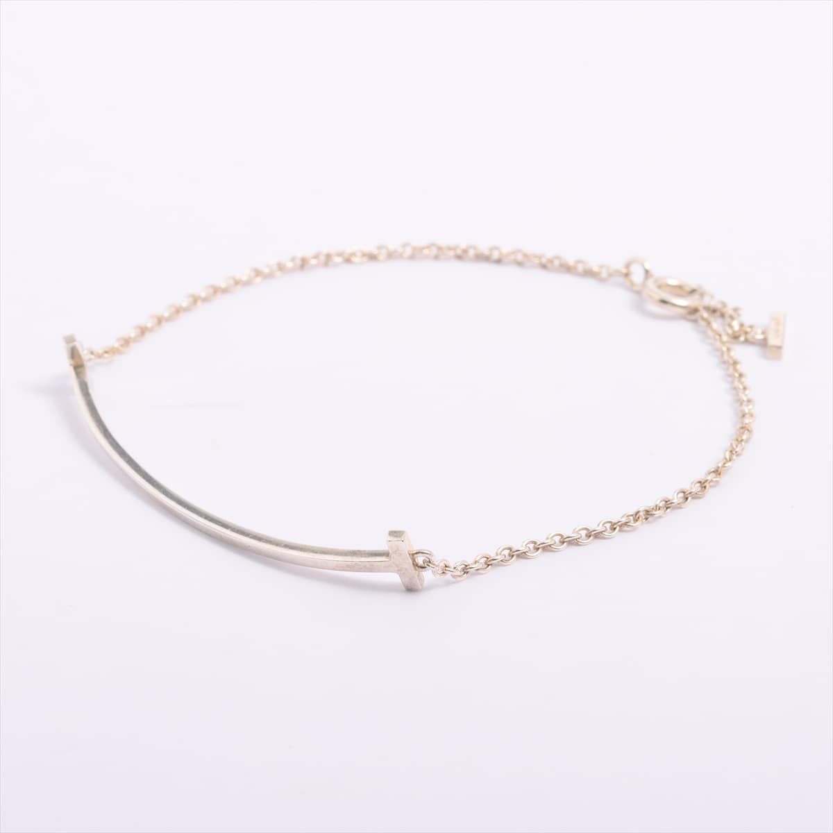 Tiffany T Smile Bracelet 925 1.9g Silver