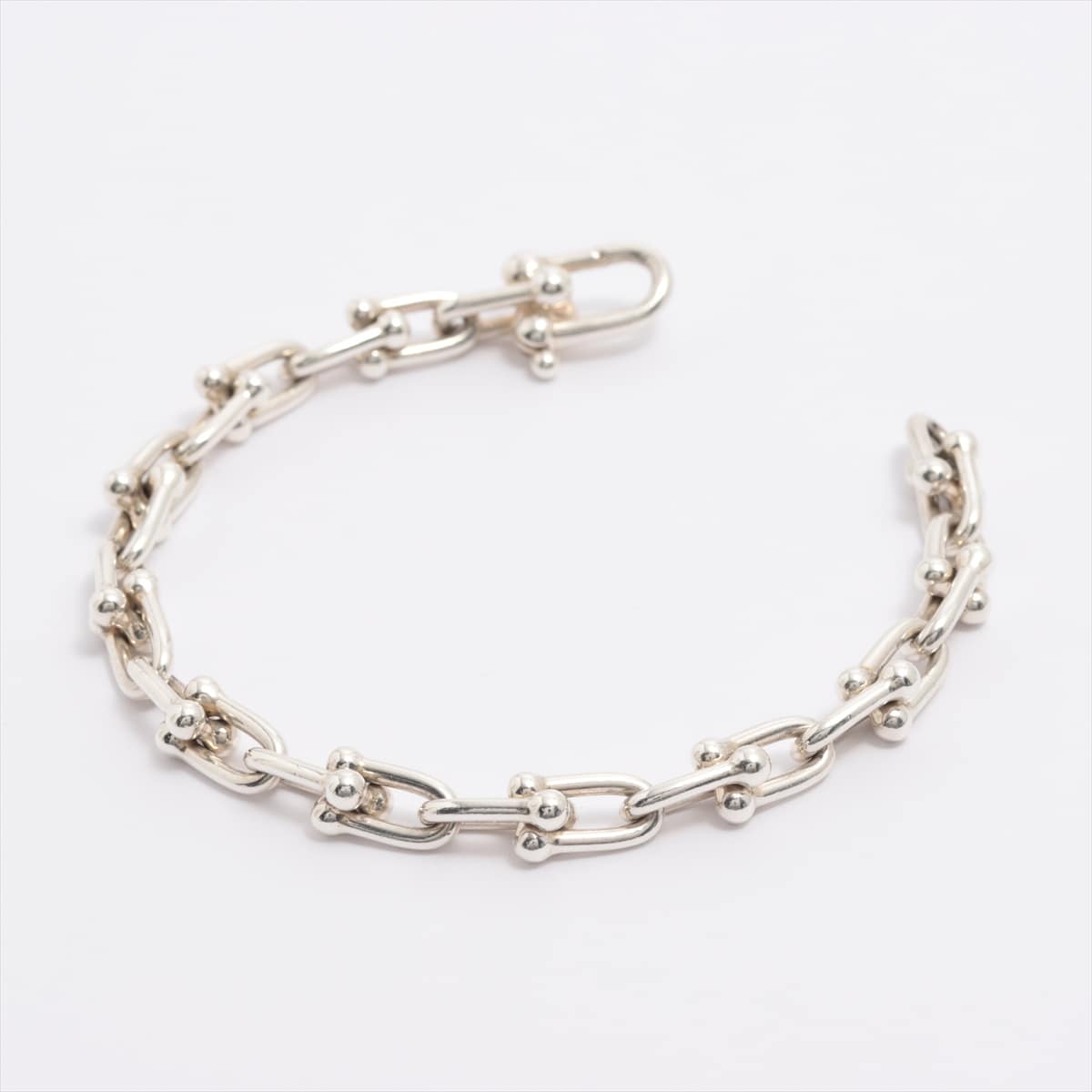 Tiffany Hardware link Bracelet 925 17.1g Silver