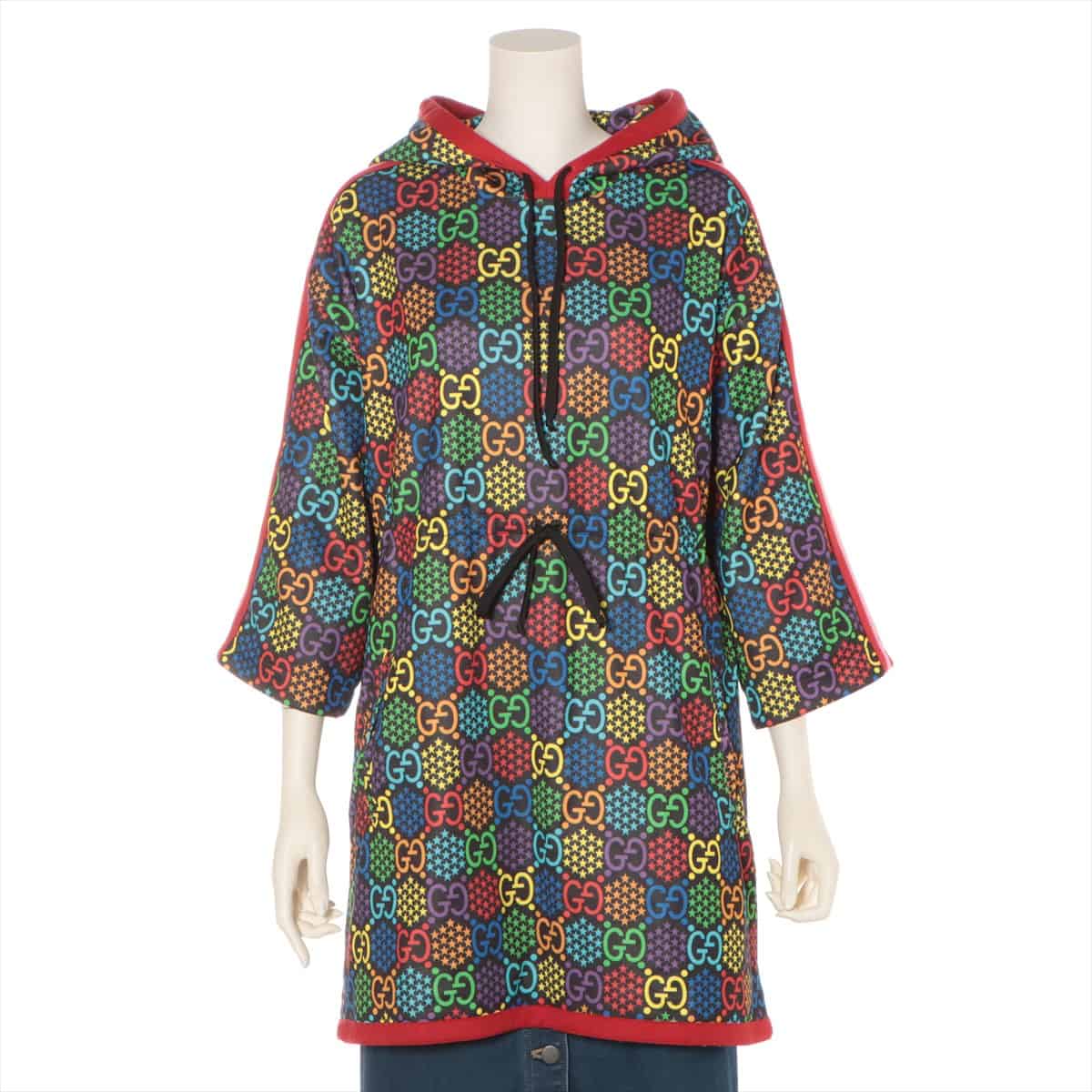 Gucci Cotton & Polyester Dress XS Ladies' Multicolor  GG cychedelic Collection