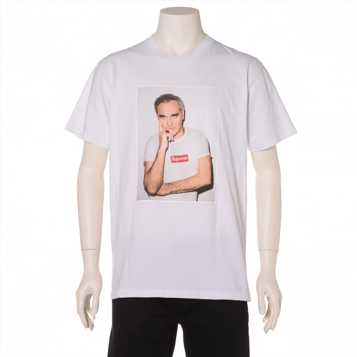 Supreme 16SS Cotton T-shirt L Men's White  Morrissey Tee
