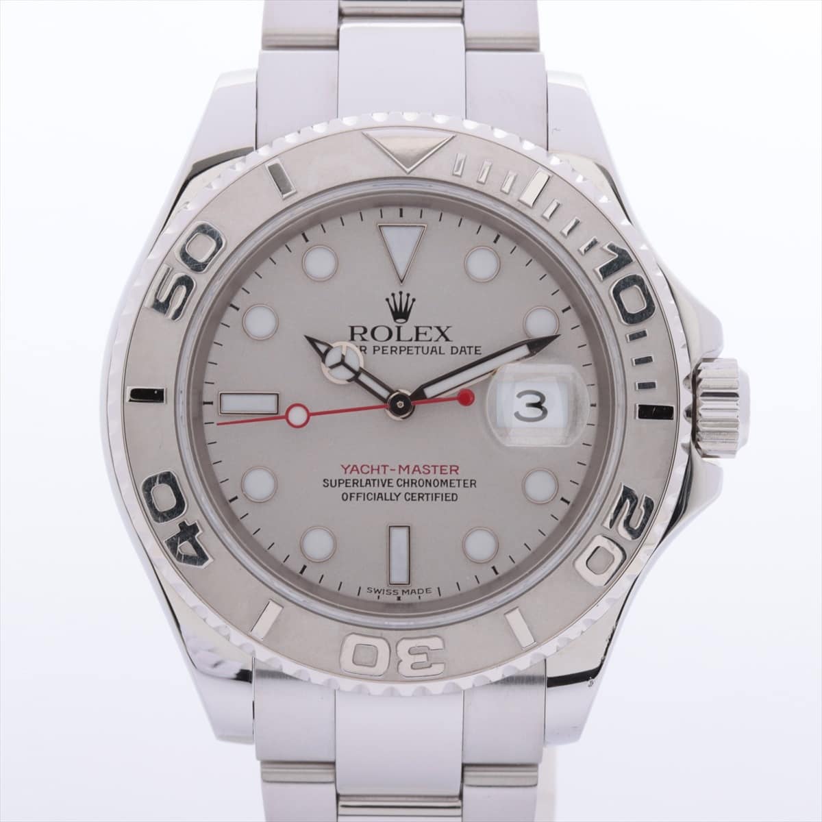 Rolex Yacht‑Master 16622 SS AT Gray-Face Extra Link 1