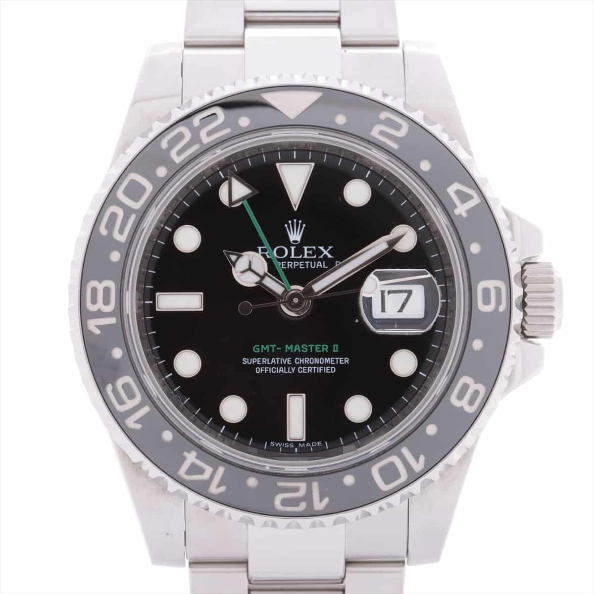 Rolex GMT Master Ⅱ 116710LN SS AT Black-Face