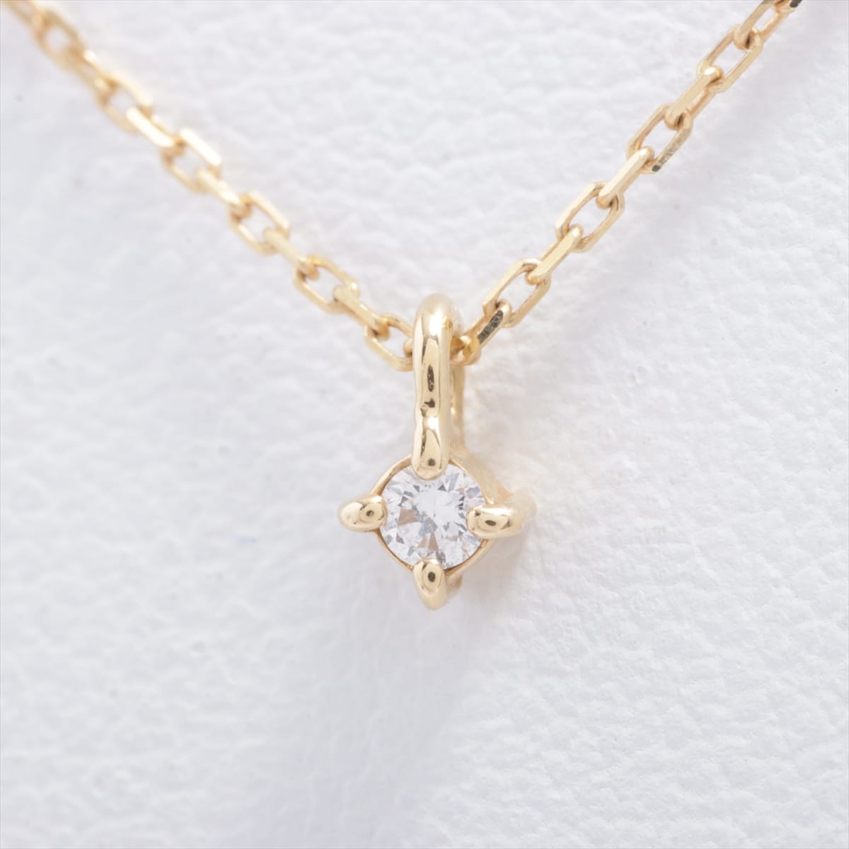 Ete diamond Necklace K18 YG 1.1g
