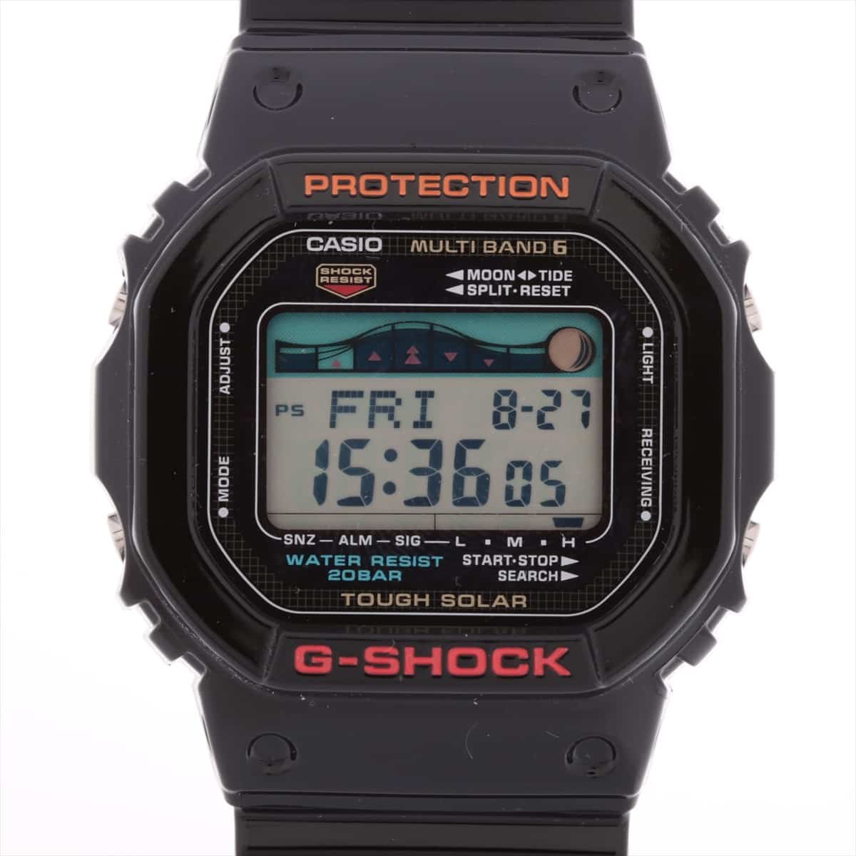 Chrono] Casio G-SHOCK GWX-5600 SS & Rubber QZ Digital-Face