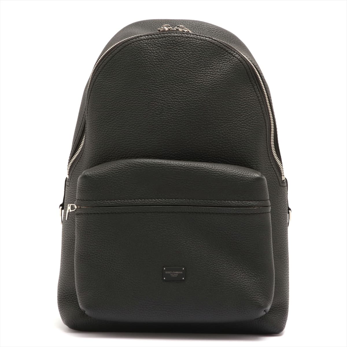 Dolce & Gabbana Leather Backpack Black