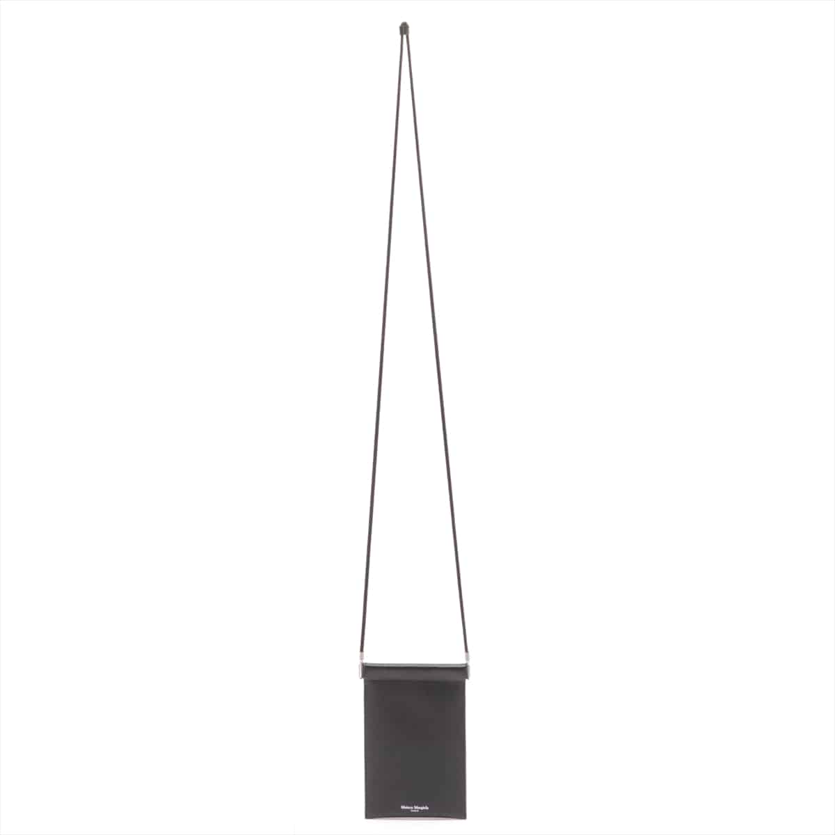 Maison Margiela Leather Shoulder bag Black S55UI0207 Phone pouch