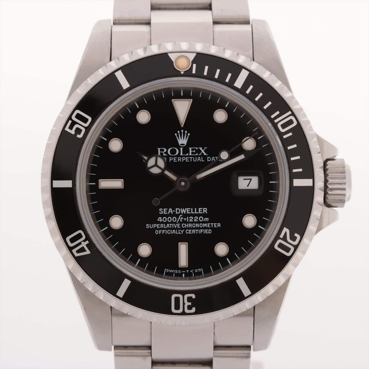 Rolex Sea-Dweller 16600 S SS AT Black-Face Extra Link 1