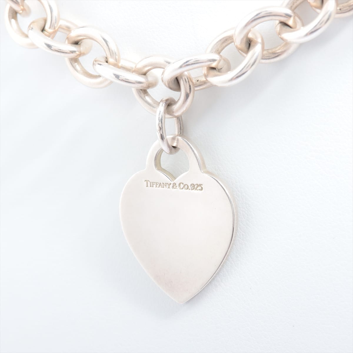 Tiffany Return To Tiffany Heart Tag Necklace 925 68.5g Silver