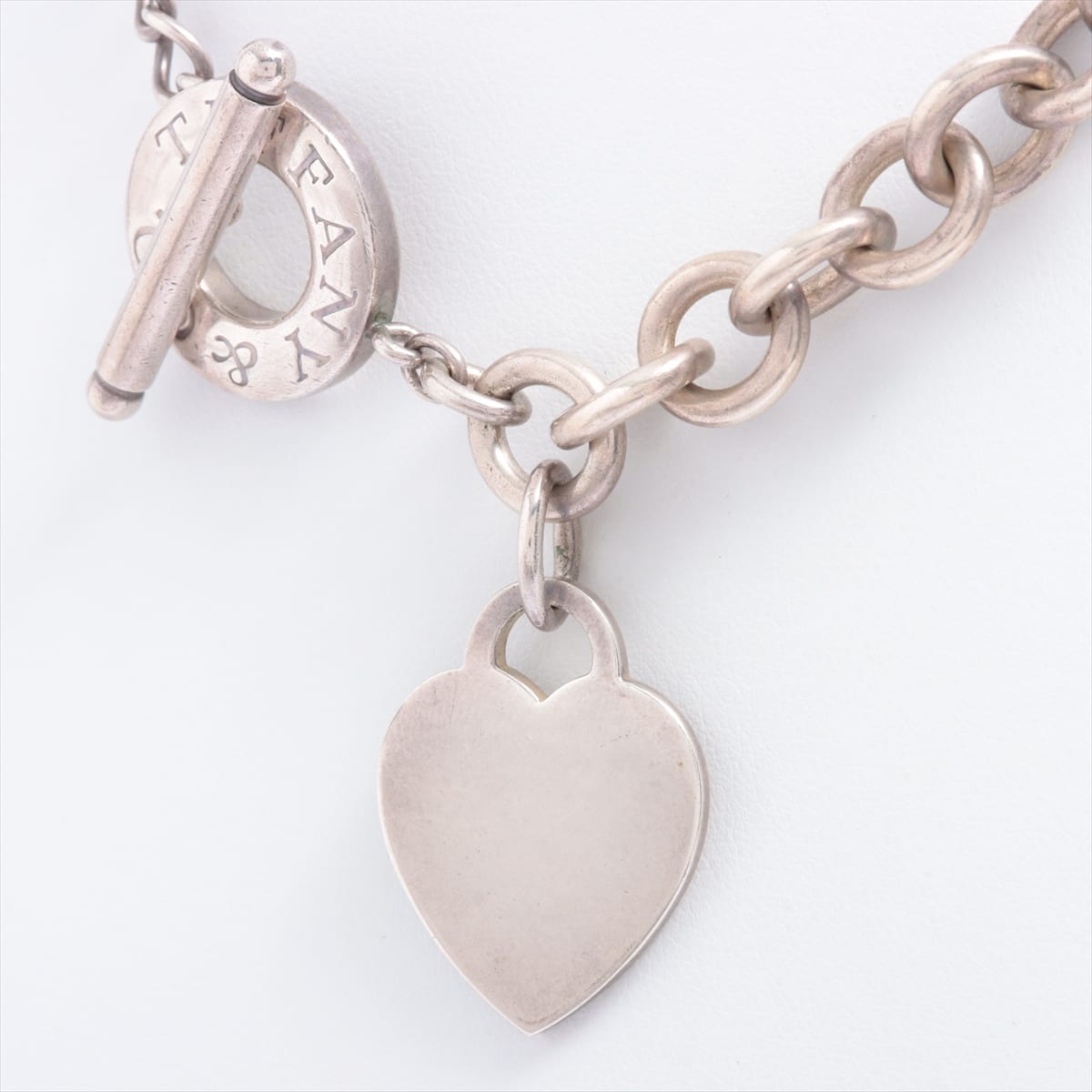 Tiffany heart tag toggle Necklace 925 Silver