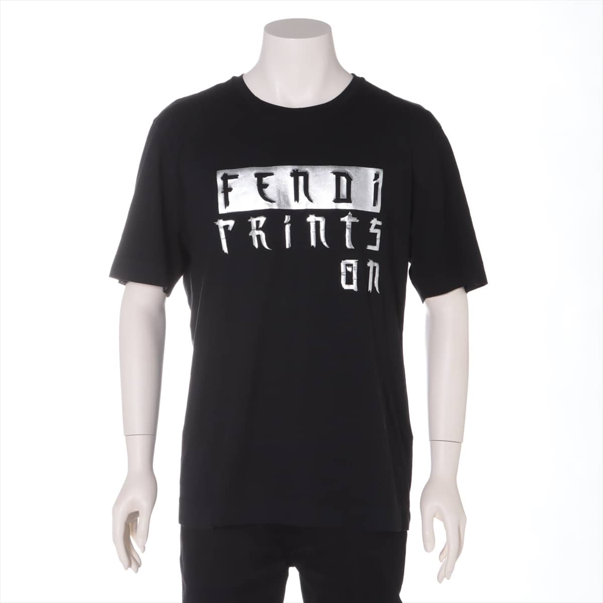 Fendi 19-year Cotton T-shirt M Men's Black  Nicki Minaj