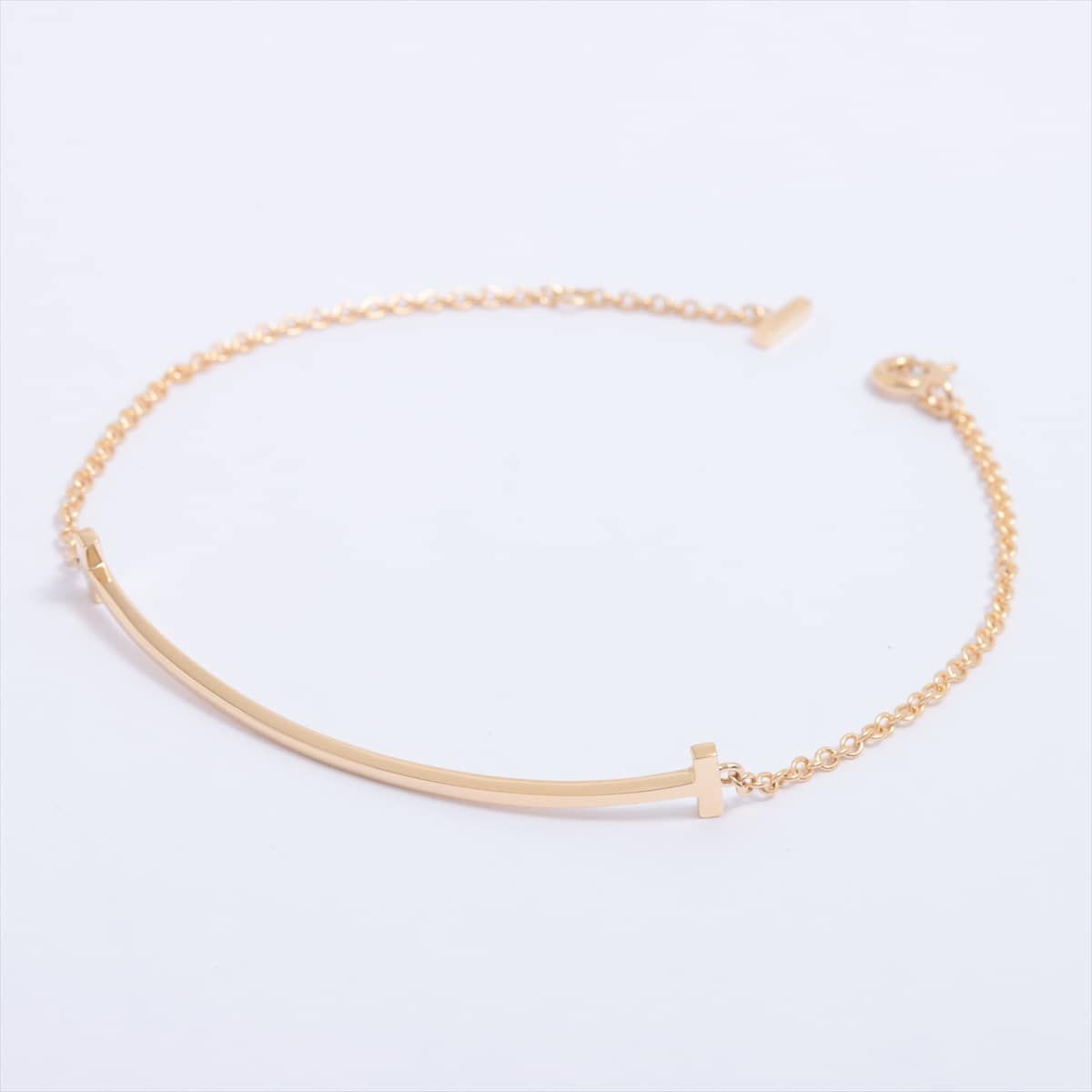 Tiffany T Smile Bracelet 750 YG 2.9g