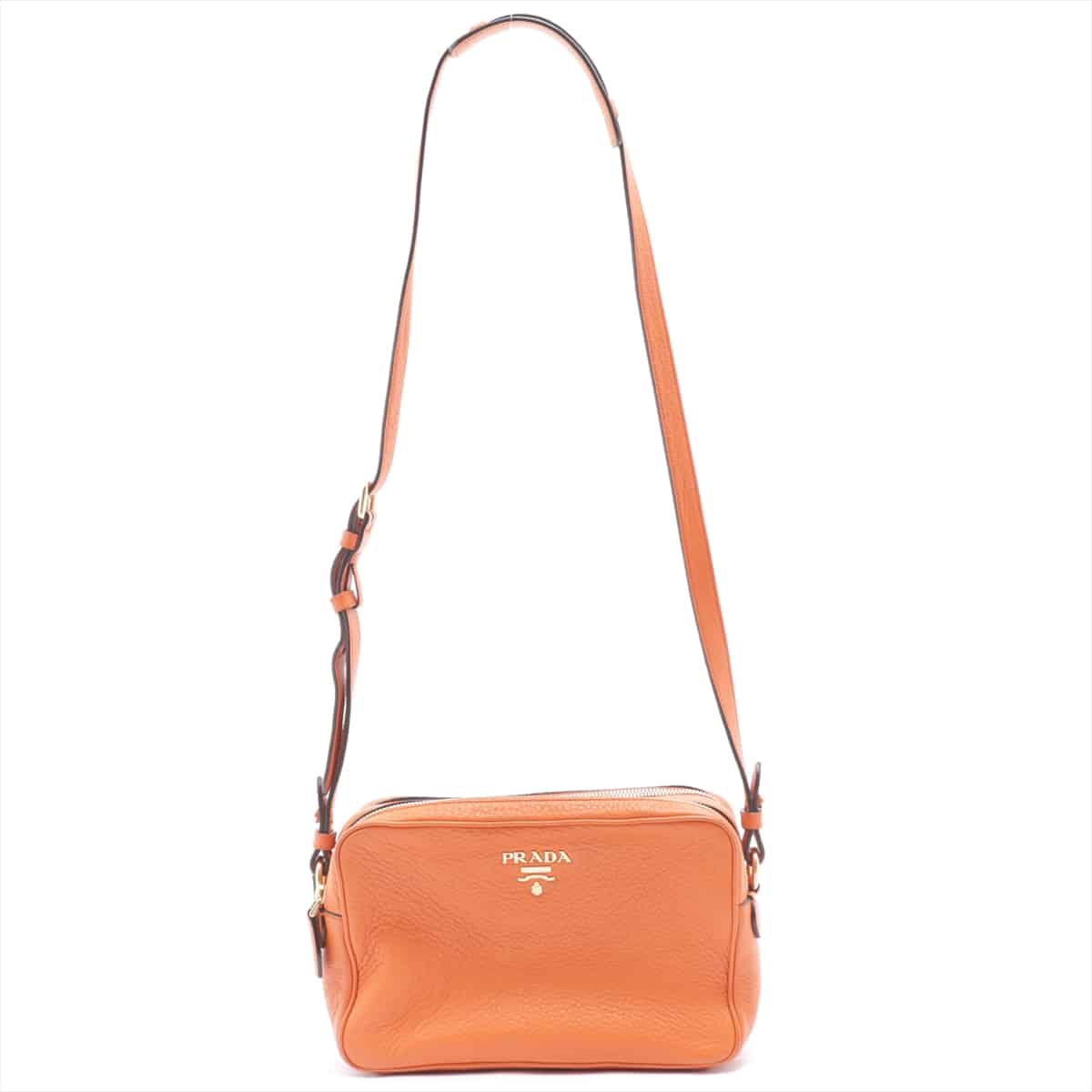 Prada Saffiano Leather Shoulder bag Orange
