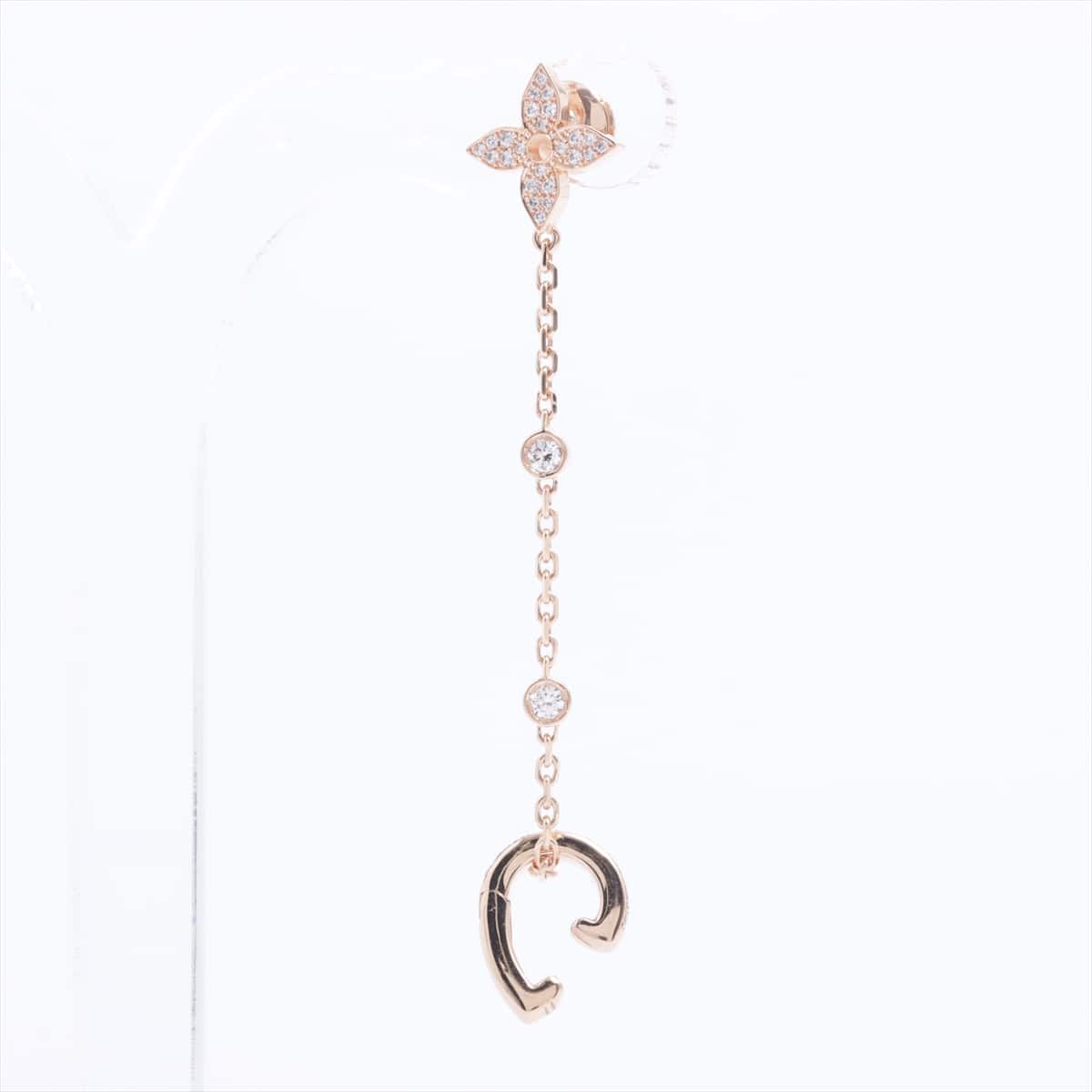 Louis Vuitton BOOKLE Dreille Things Idylle Blossom Diamon diamond Piercing jewelry 750 PG 2.7g