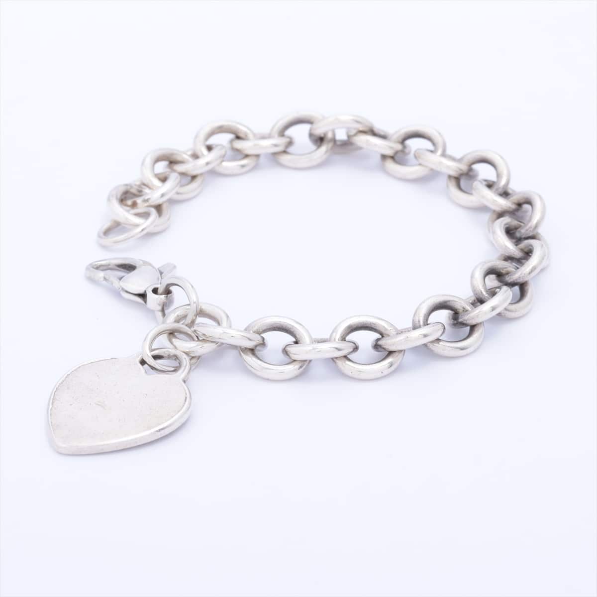 Tiffany Heart Tag Bracelet 925 35.2g Silver
