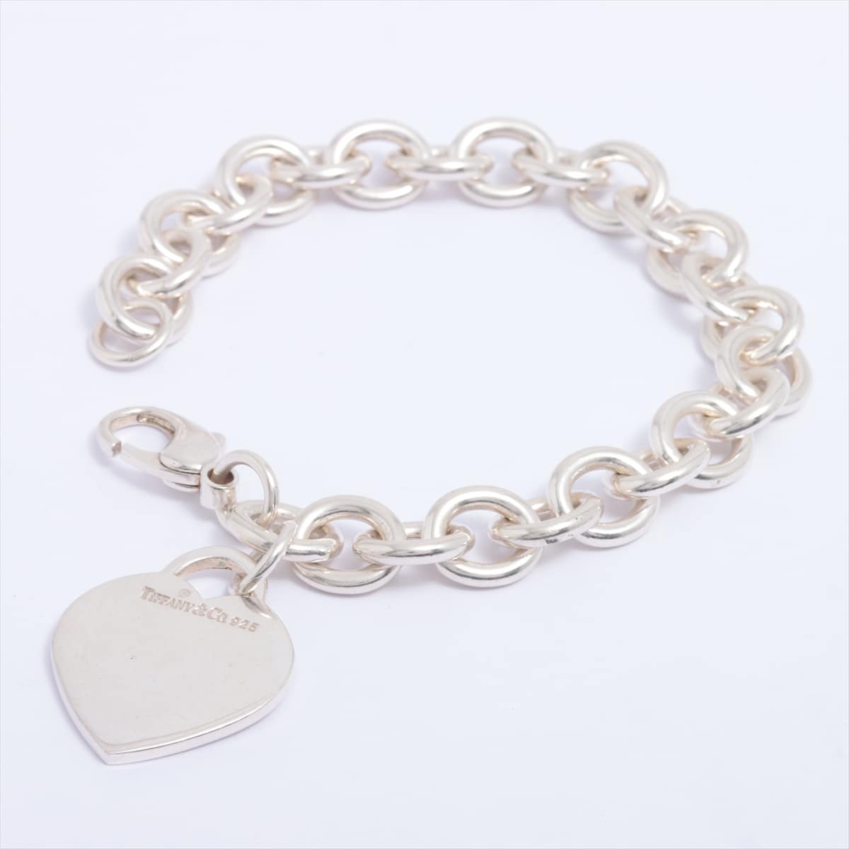 Tiffany Heart Tag Bracelet 925 34.5g Silver