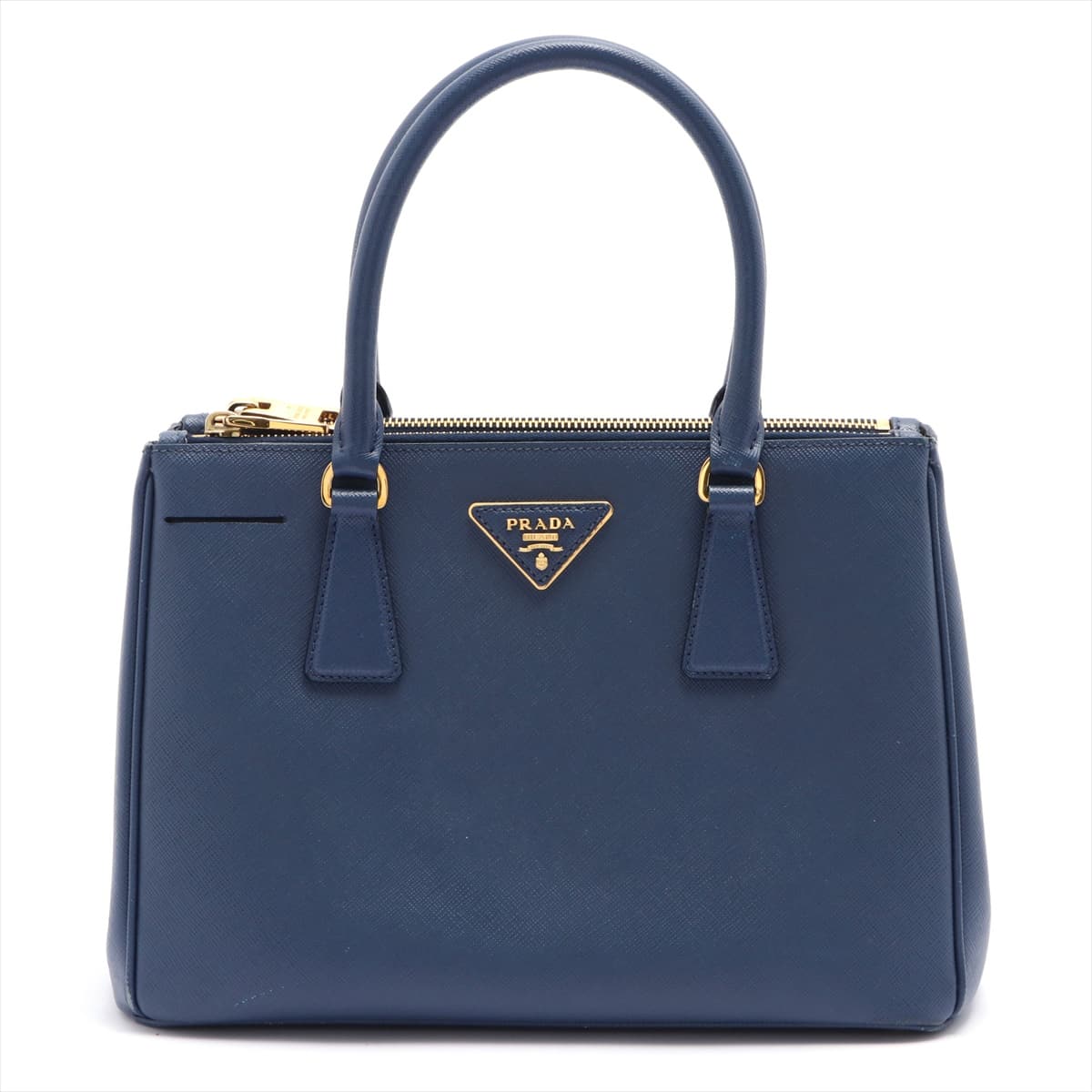 Prada Saffiano Lux 2way handbag Blue 1BA863