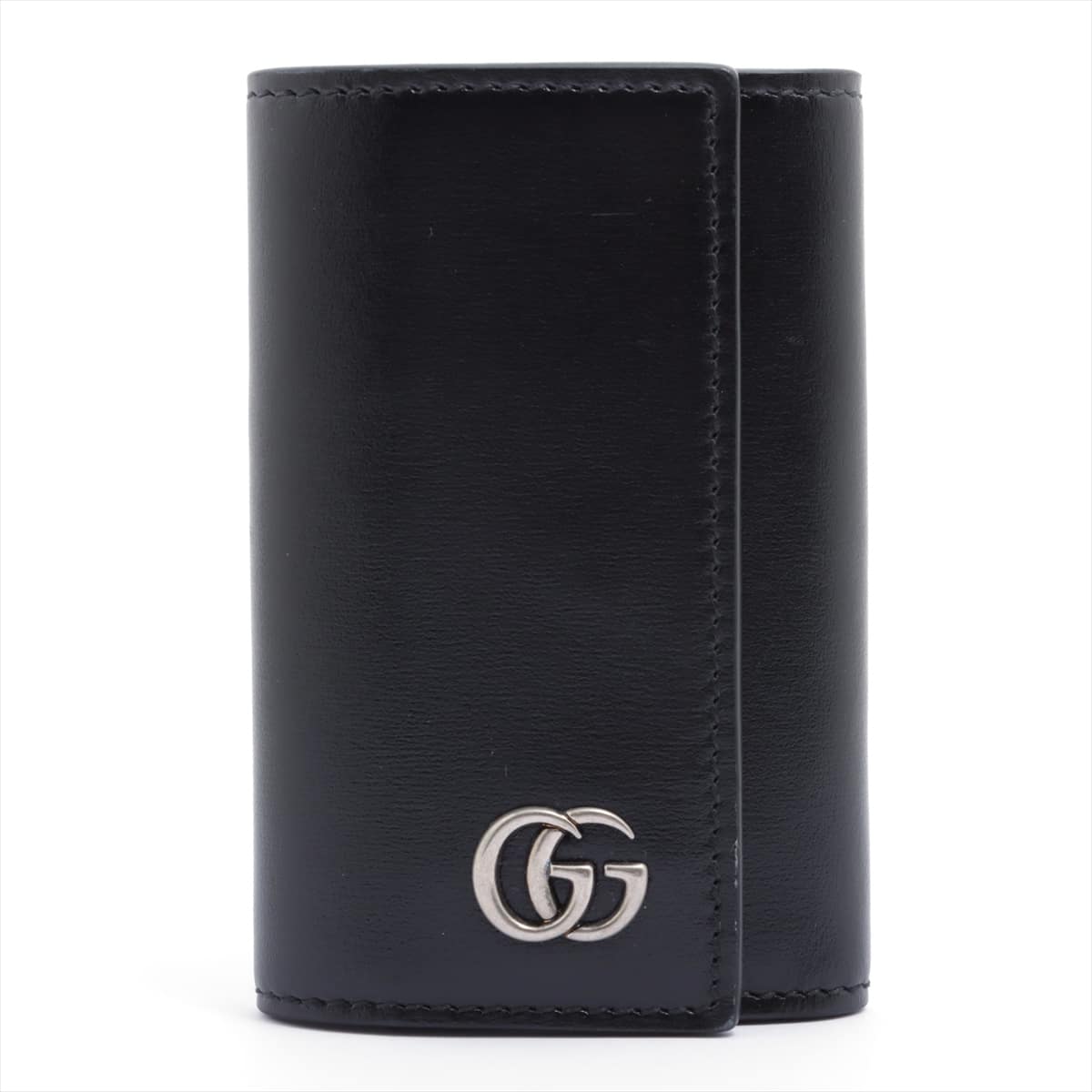 Gucci GG Marmont 435305 Leather Key Case Black