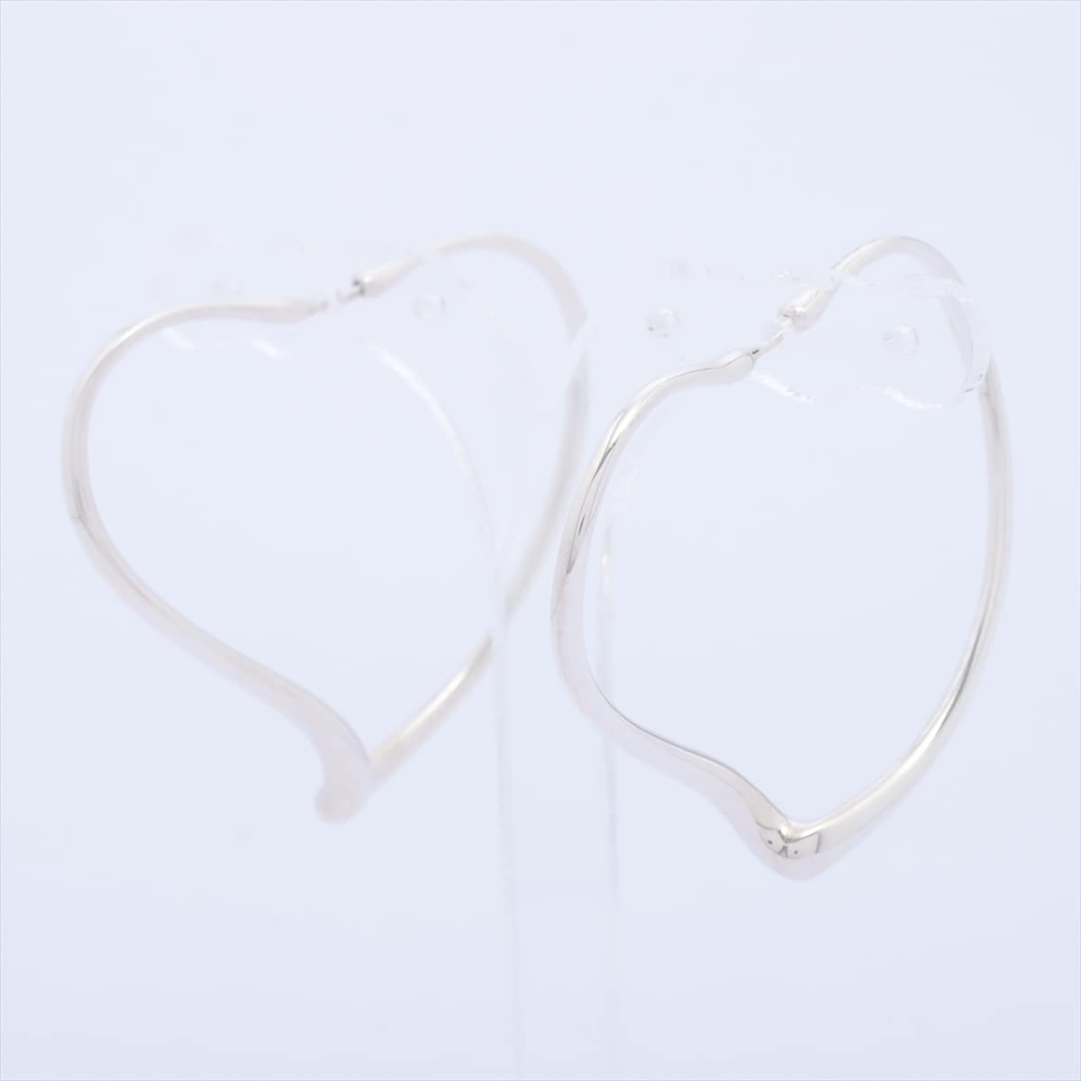 Tiffany Open Heart Piercing jewelry (for both ears) 925 9.5g Silver