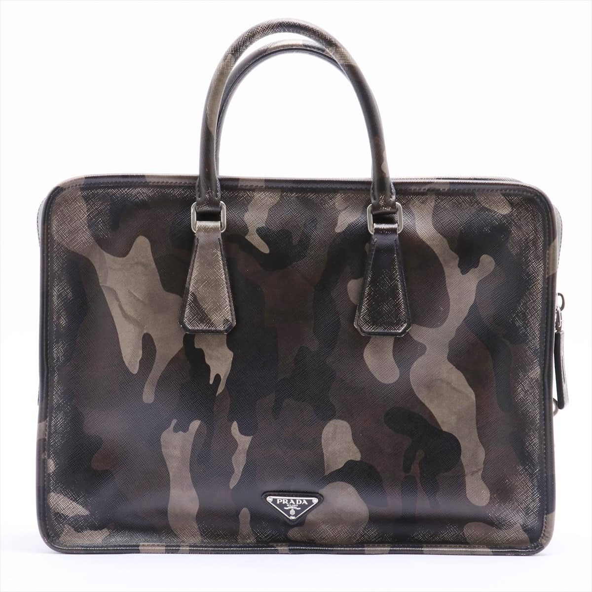 Prada Saffiano Leather Business bag Camouflage VA1026 PIN 13