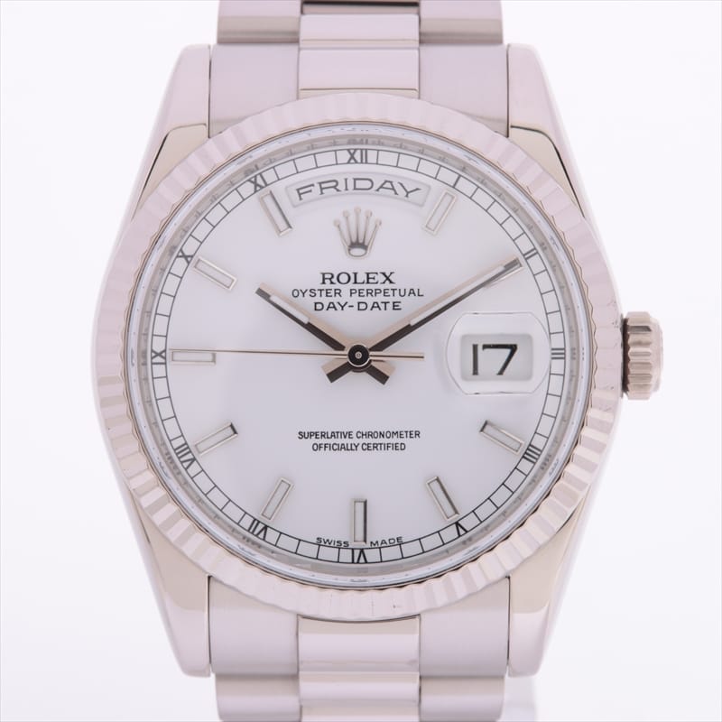 Rolex Day Date 118239 750 AT White-Face Extra-Link3