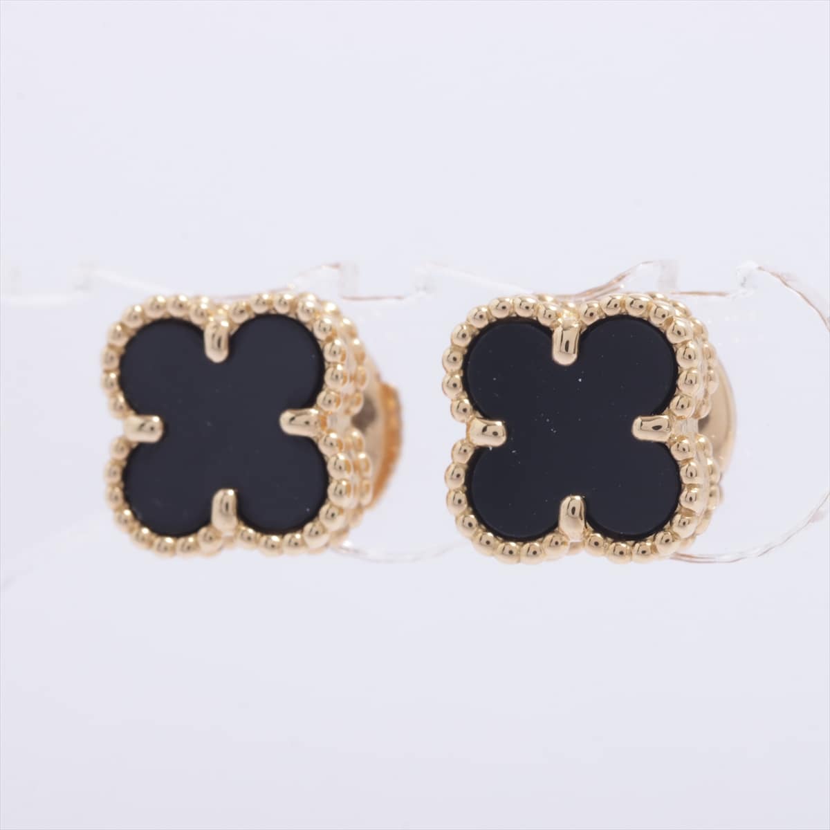 Van Cleef & Arpels Sweet Alhambra Onyx Piercing jewelry 750 YG 3.0g