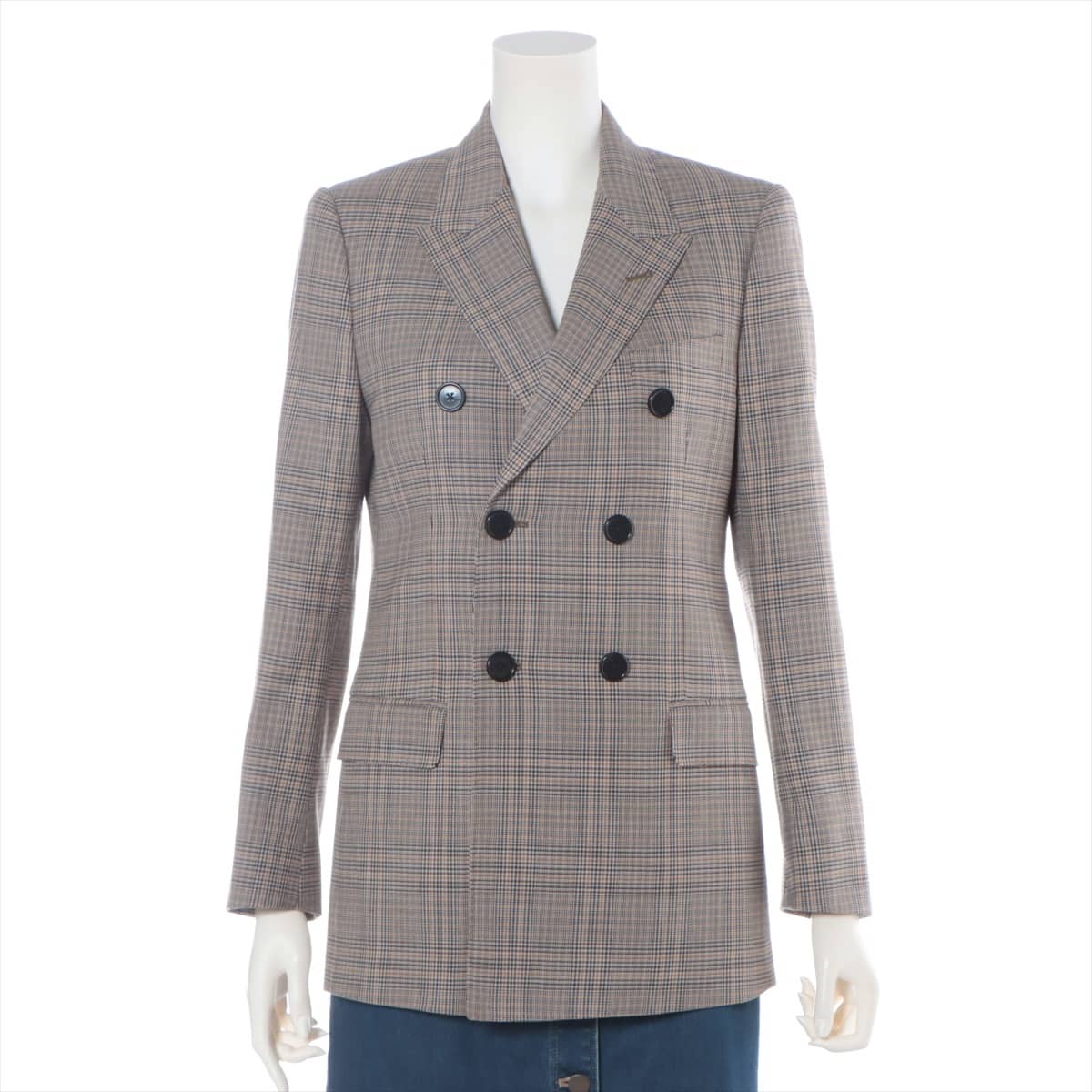 CELINE Wool Tailored jacket 36 Ladies' Beige  2V120915H