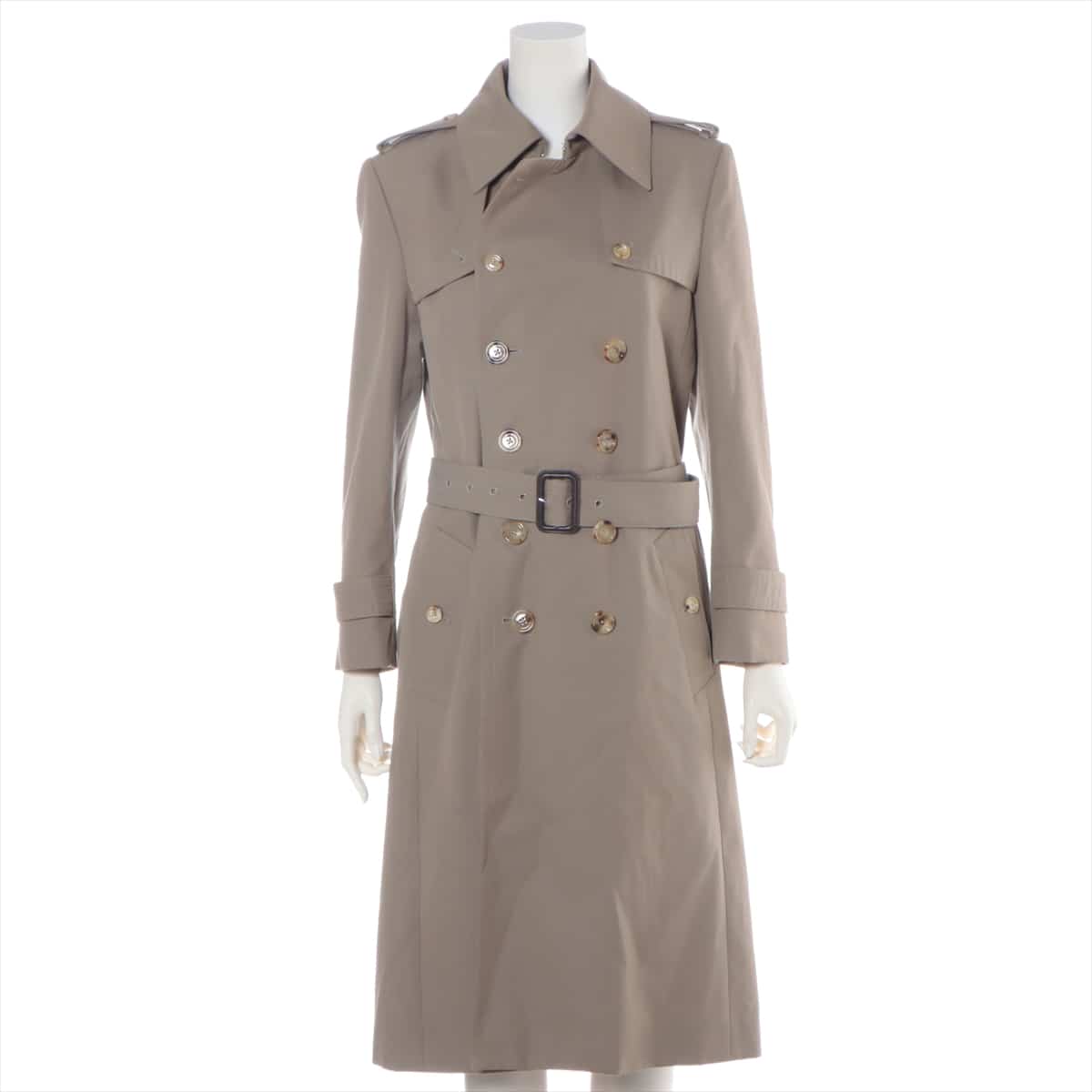 CELINE Cotton & Wool Trench coat 38 Ladies' Beige  2M402984C