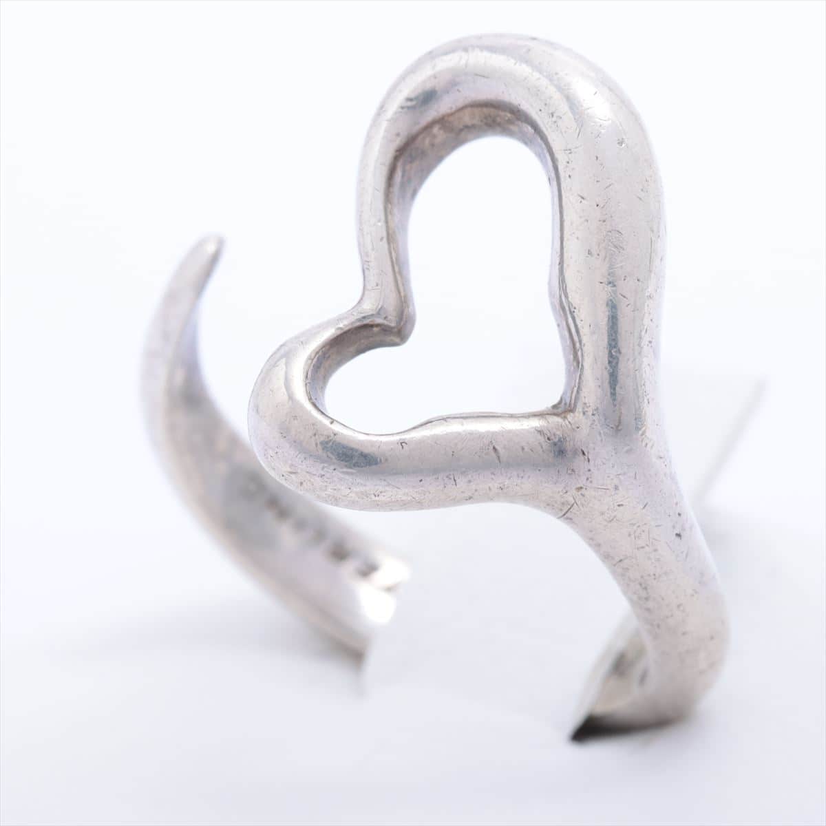 Tiffany Open Heart rings 925 4.7g Silver
