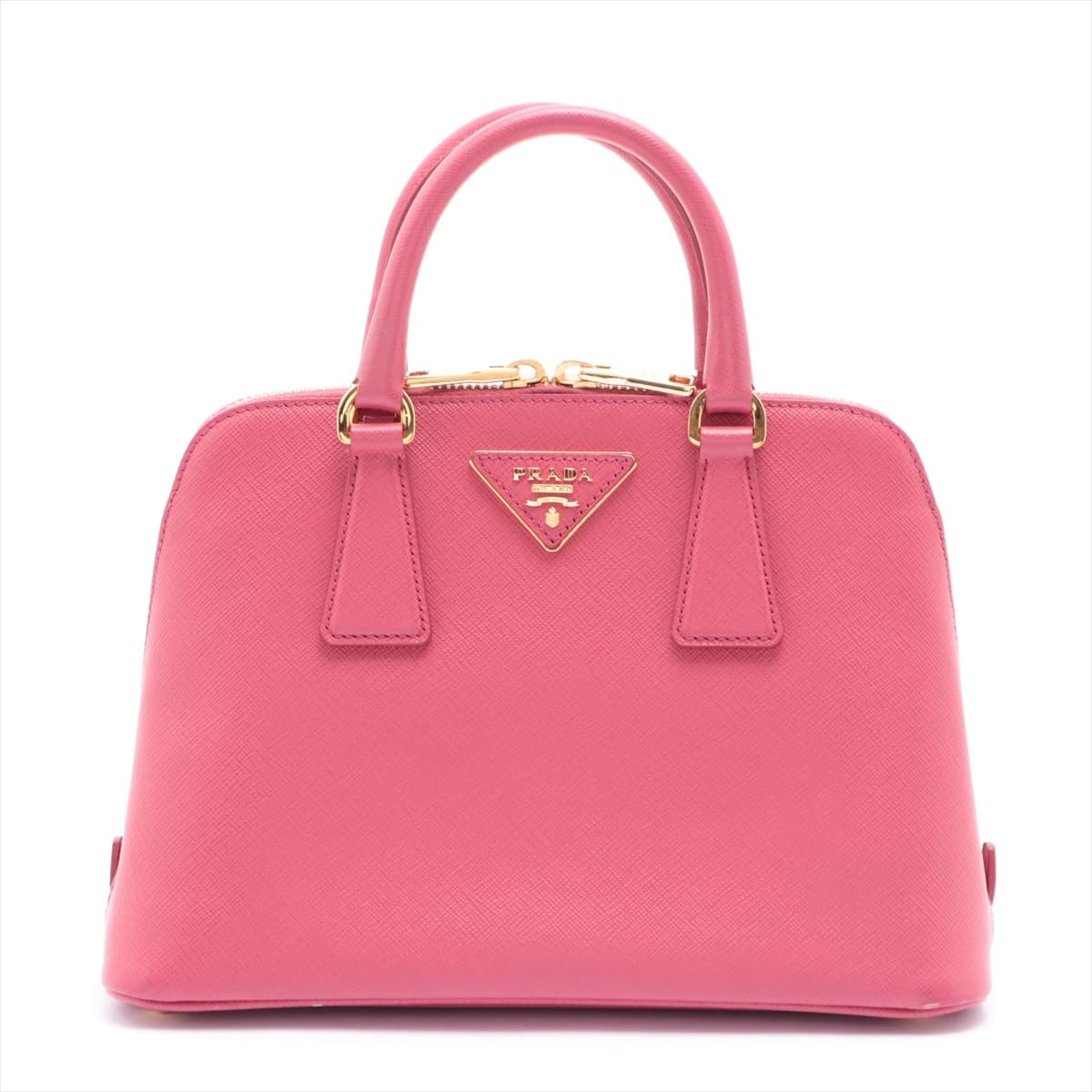 Prada Saffiano Lux 2way handbag Pink BL0838