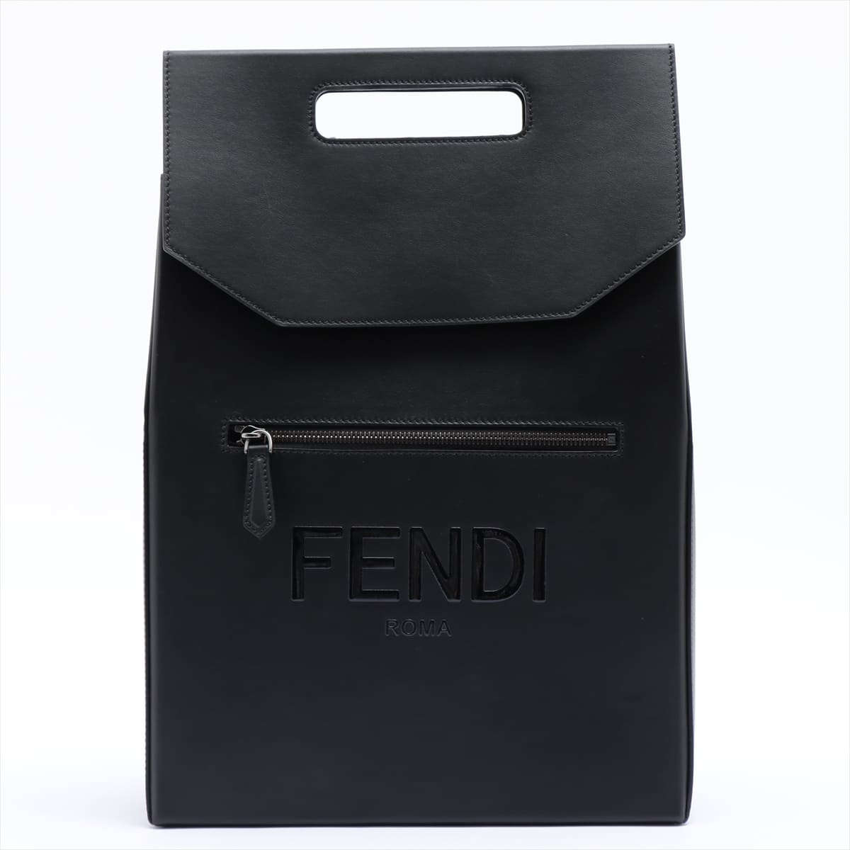 Fendi Leather Backpack Black  7VZ060