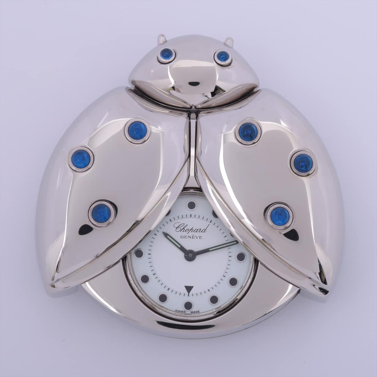 Chopard Table Clock   BY DE GRISOGONO LADYBIRD SS QZ White-Face