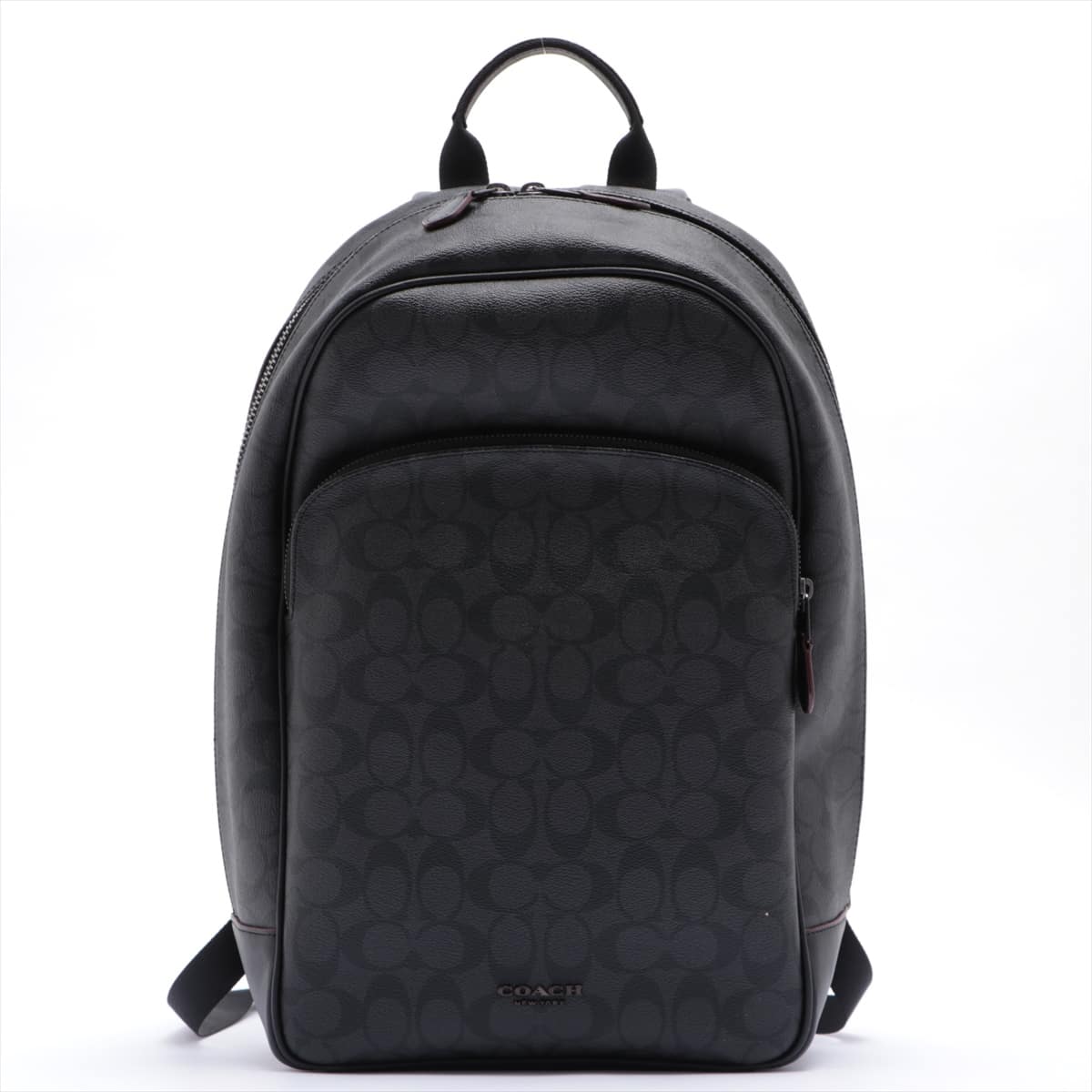 COACH Signature PVC & leather Backpack Black F76839