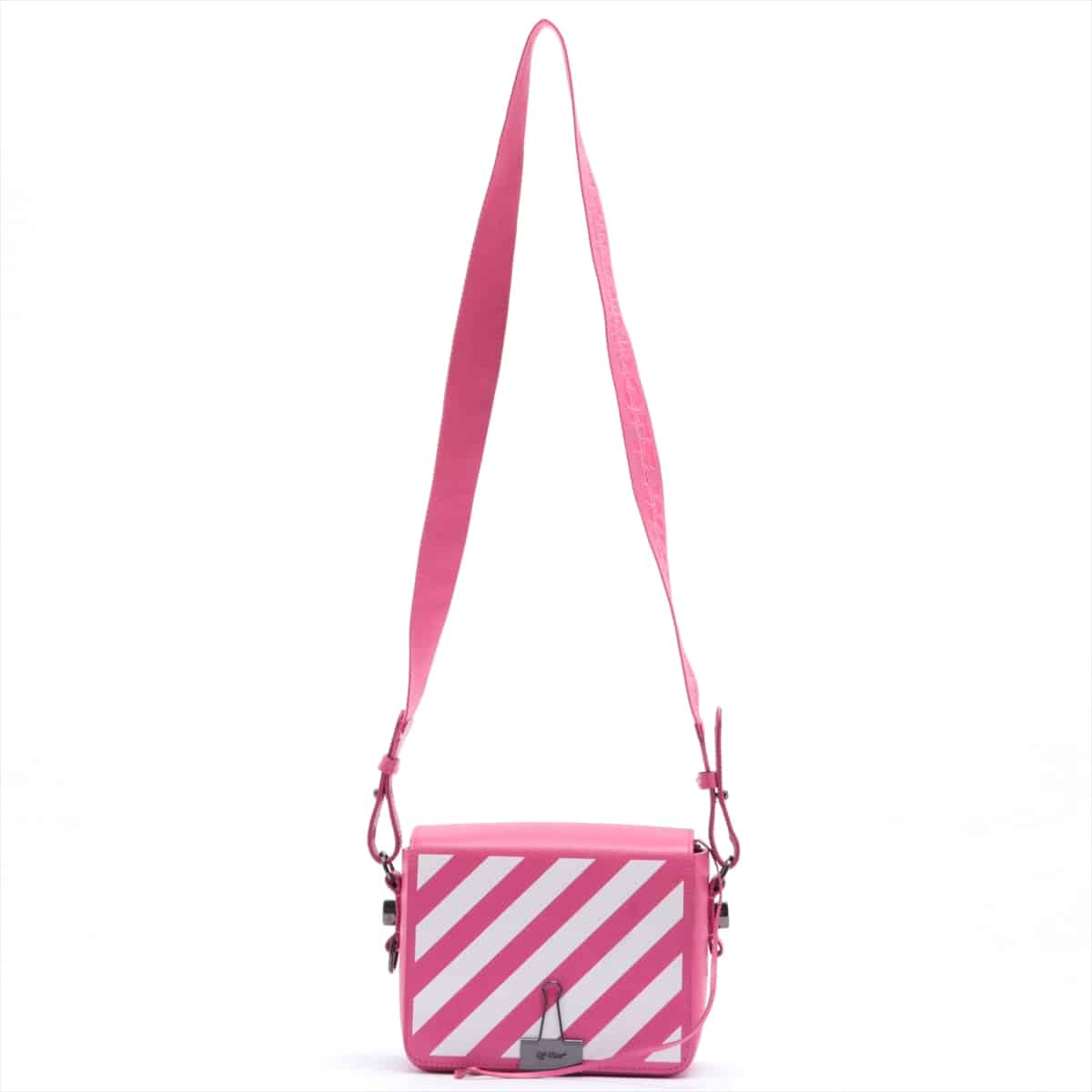 Off-White Leather 2way shoulder bag Pink