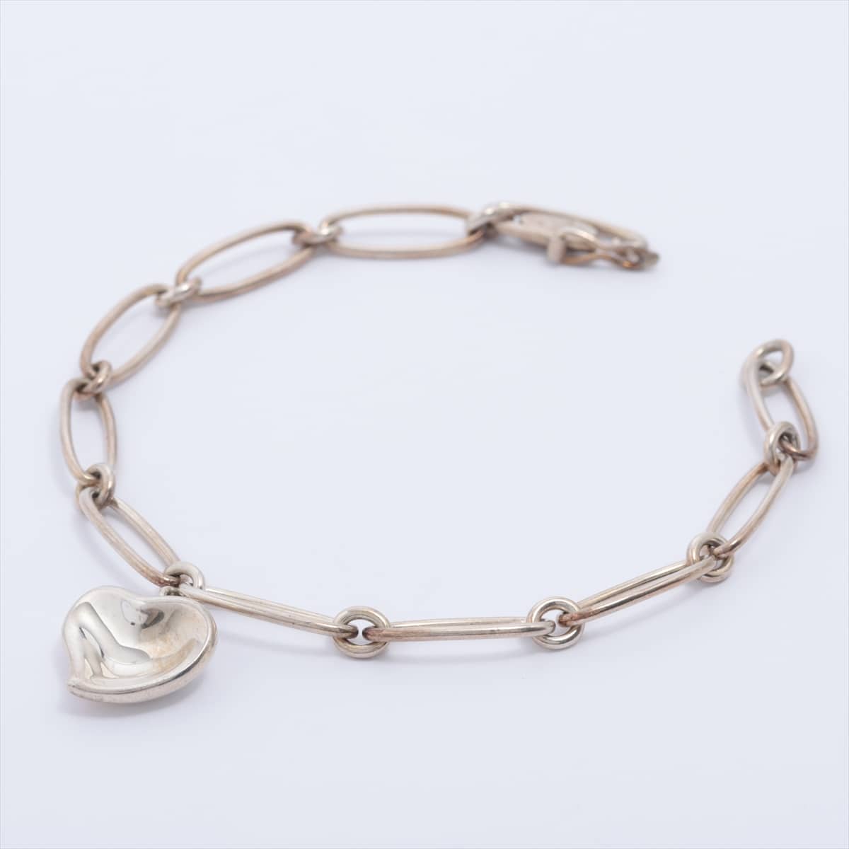 Tiffany Open Heart Bracelet 925 8.8g Silver