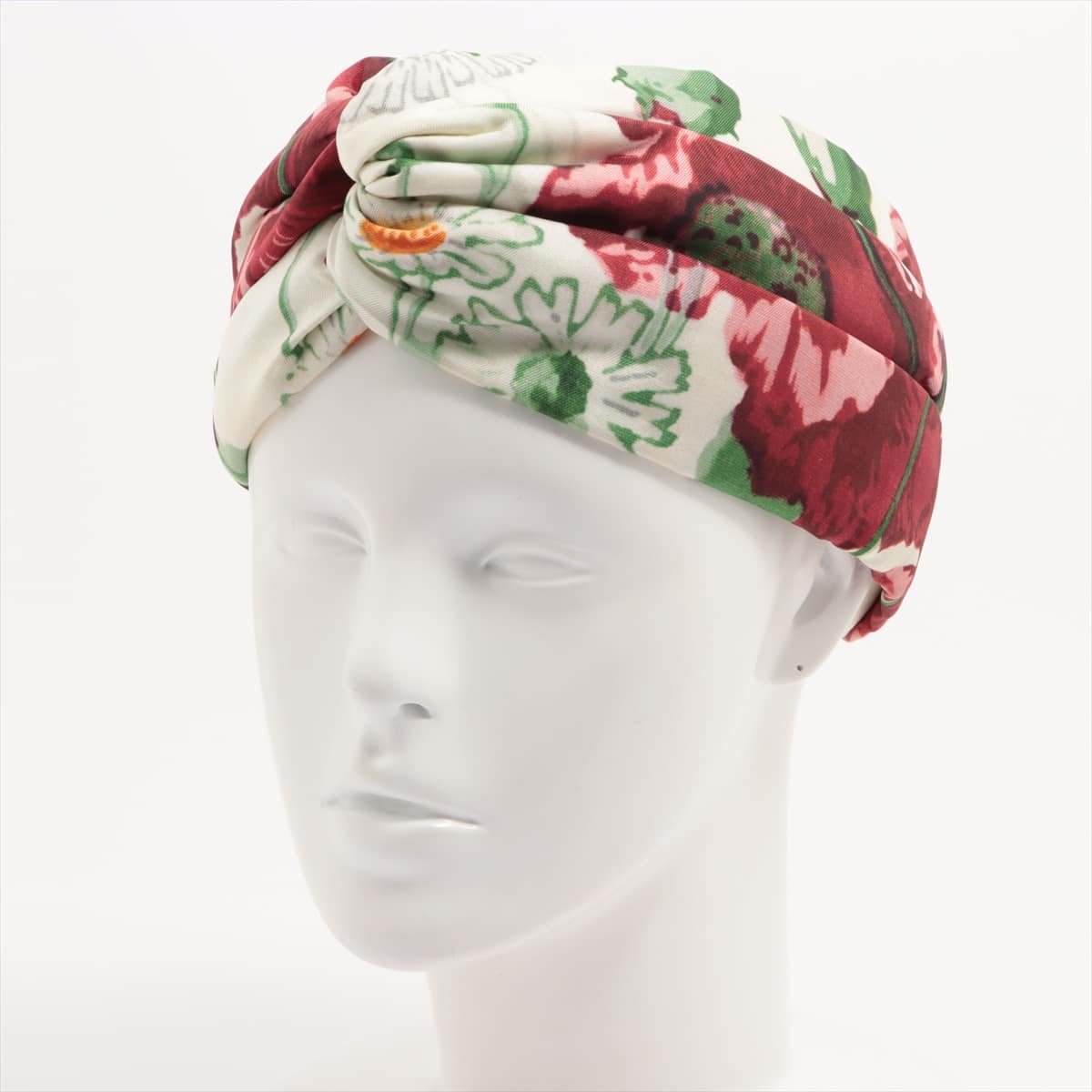 Gucci Flower Hairband Silk × Polyester Multicolor