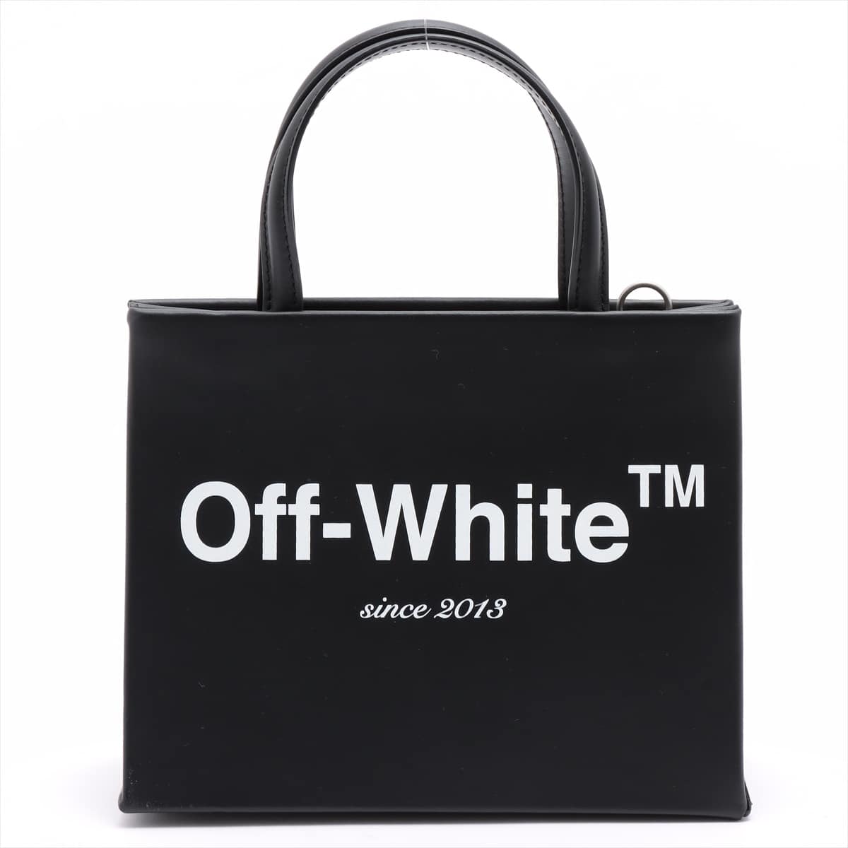 Off-White Leather 2way handbag Black