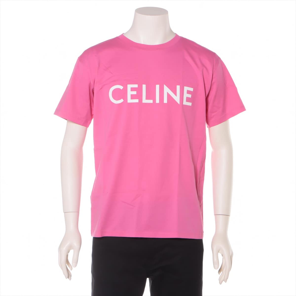 CELINE 21SS Cotton T-shirt XXS Men's Pink  Logo Eddie period